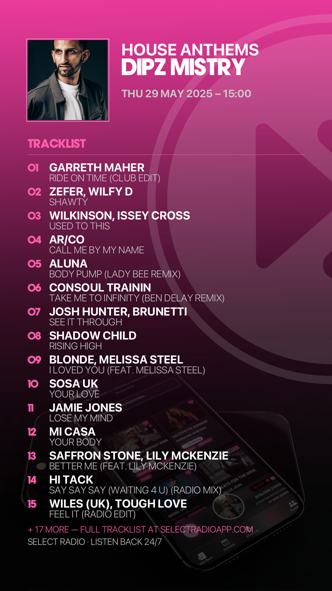 Tracklist Story Preview