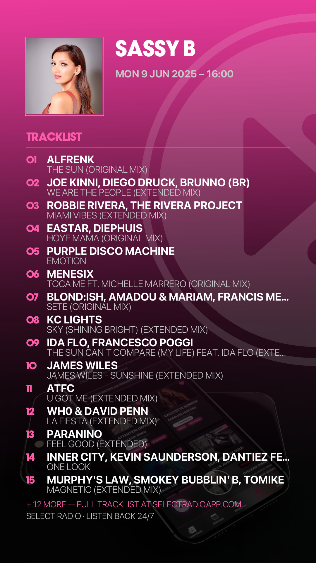 Tracklist Story Preview