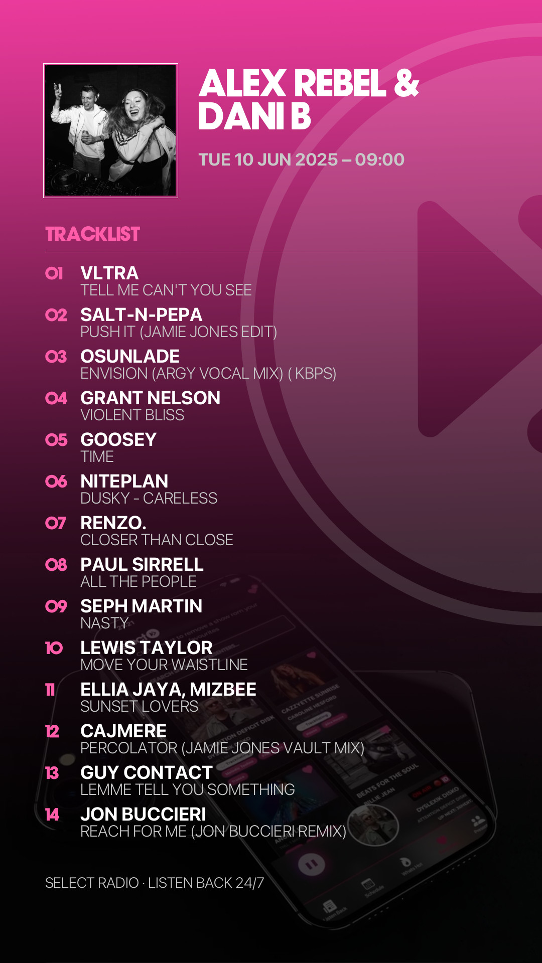Tracklist Story Preview