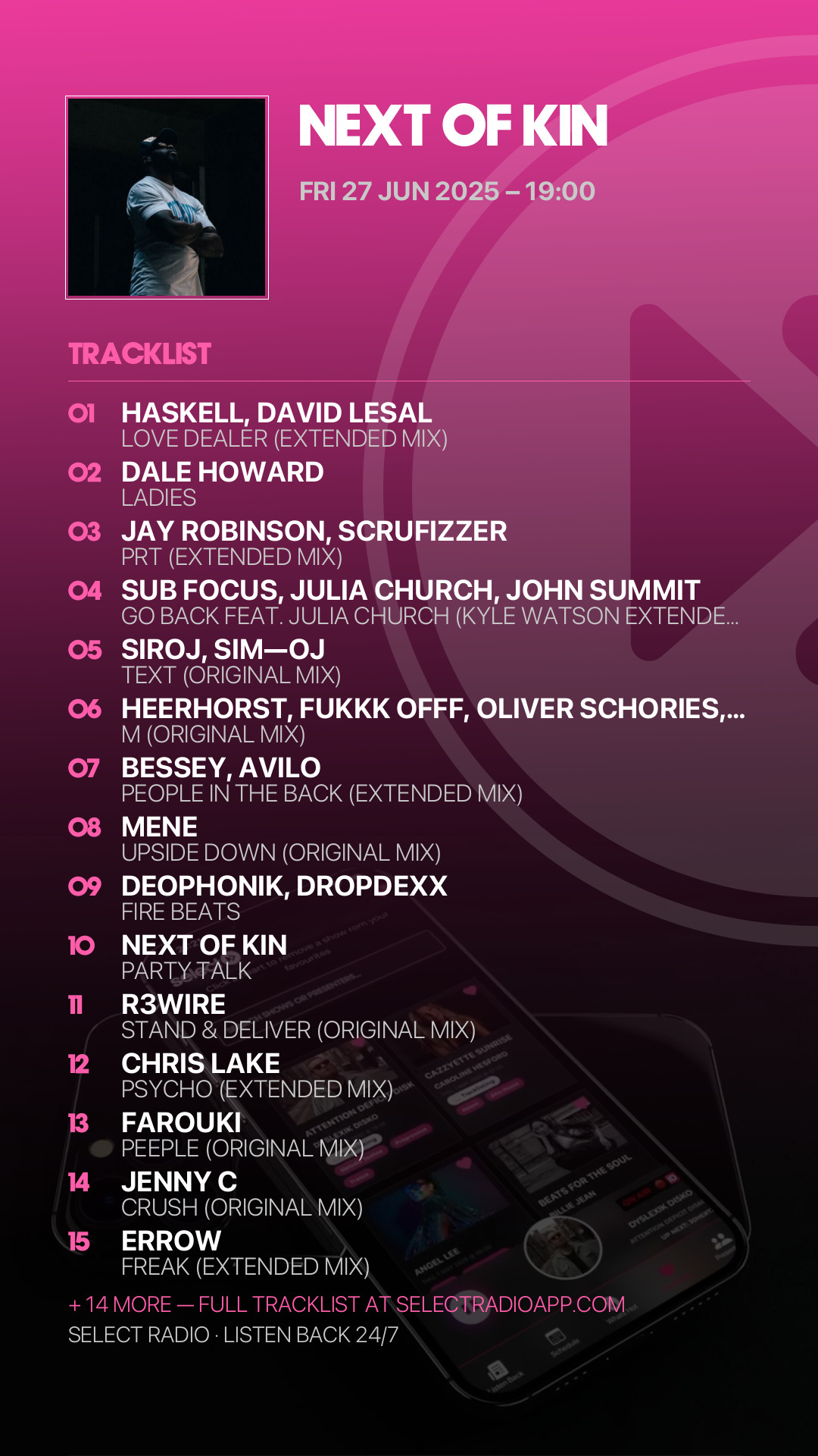 Tracklist Story Preview