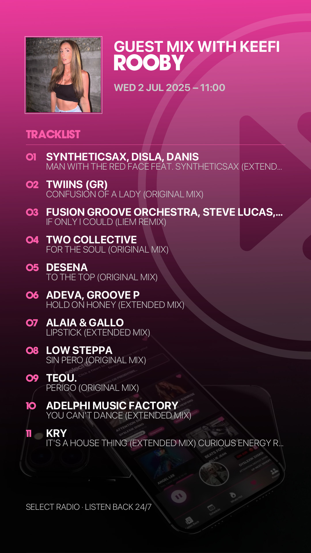 Tracklist Story Preview
