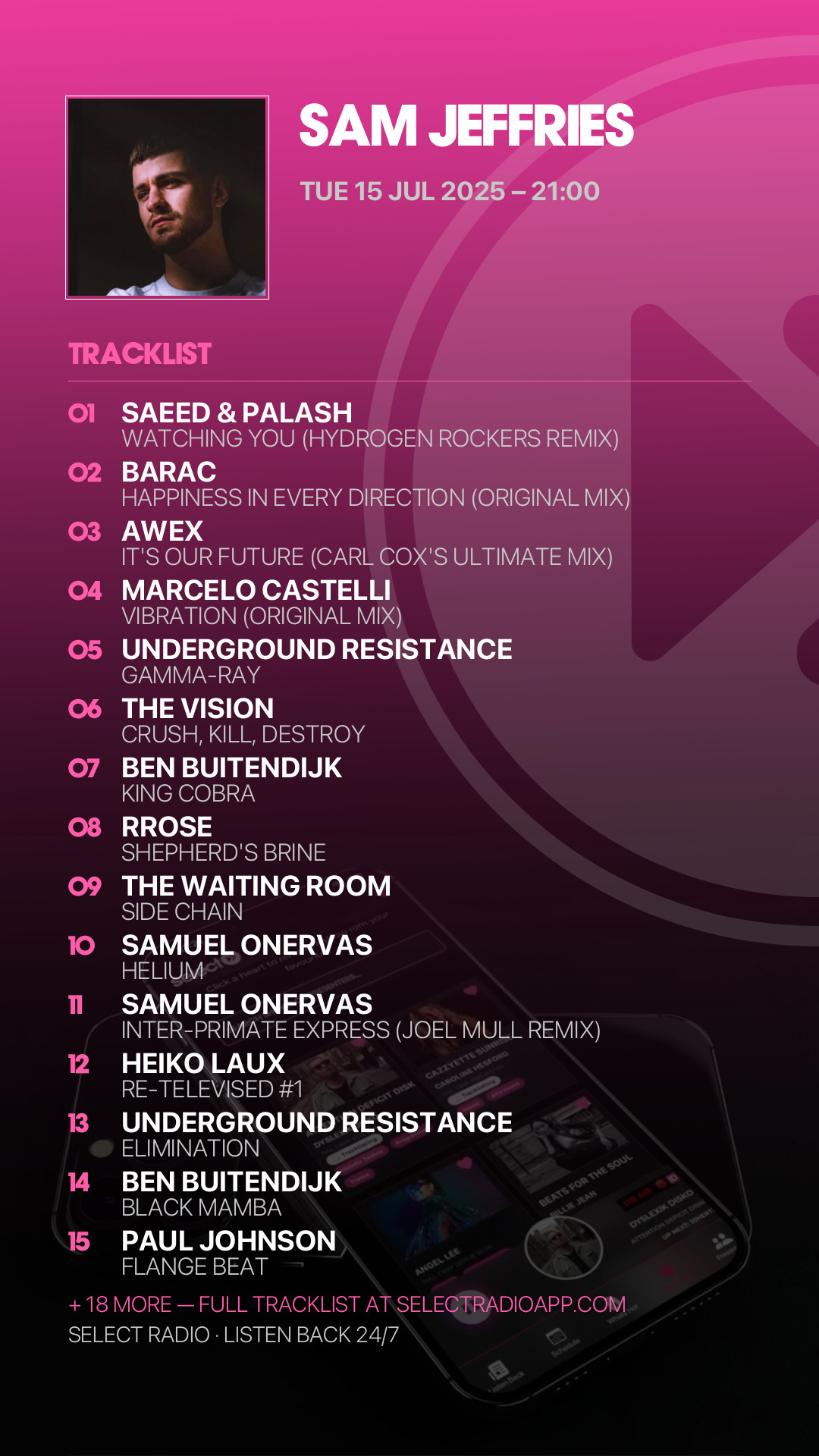 Tracklist Story Preview