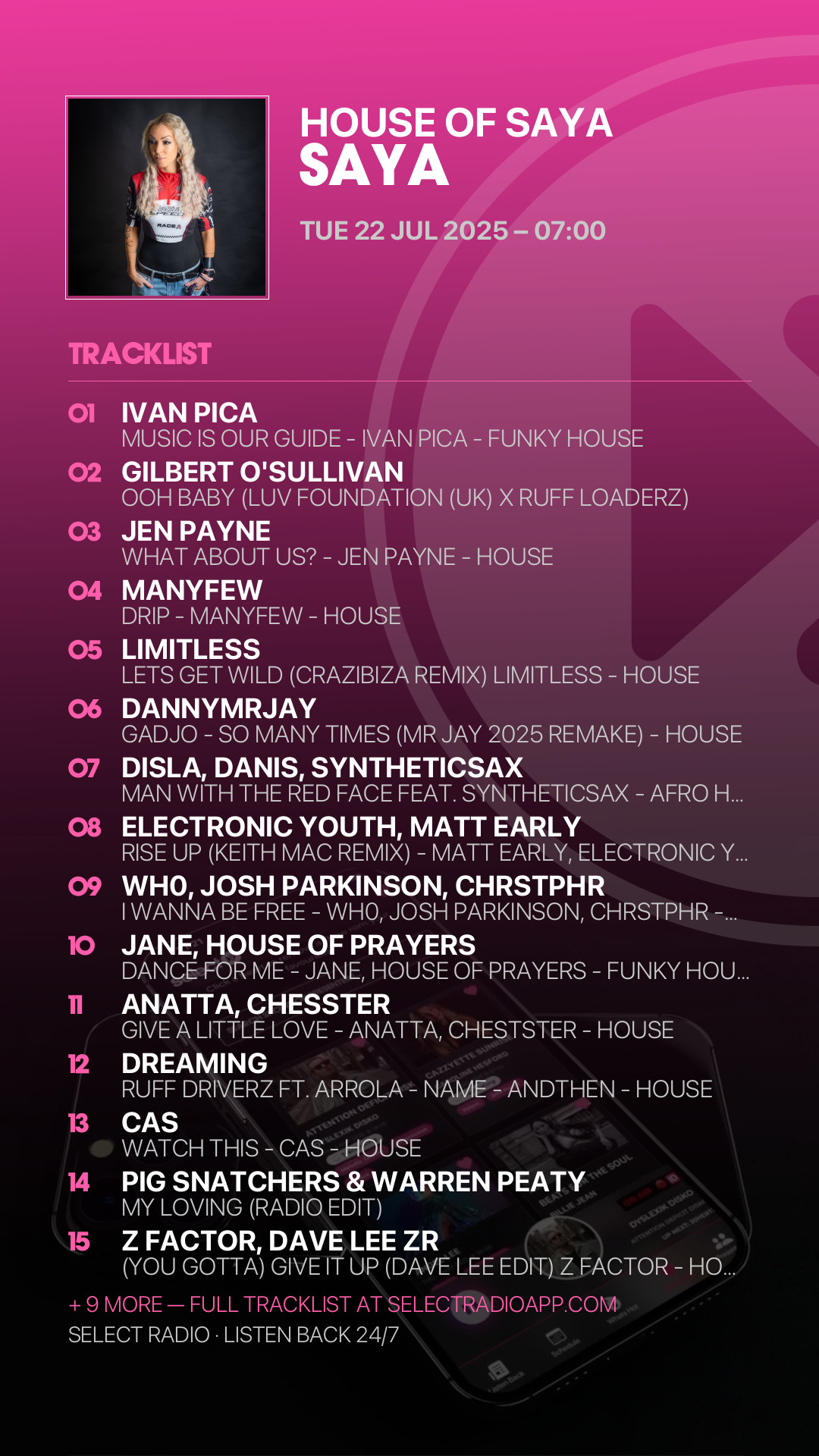 Tracklist Story Preview