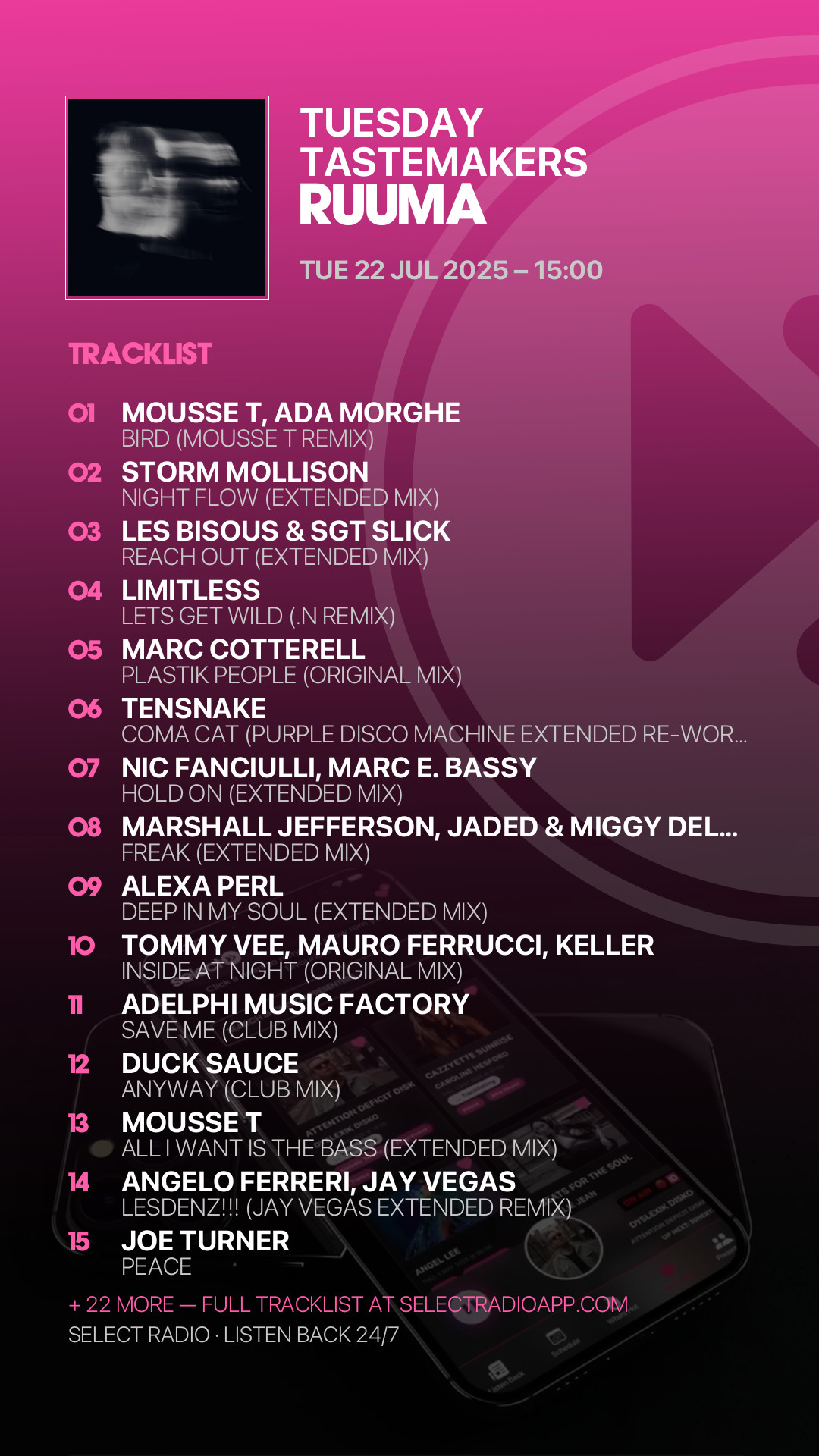 Tracklist Story Preview