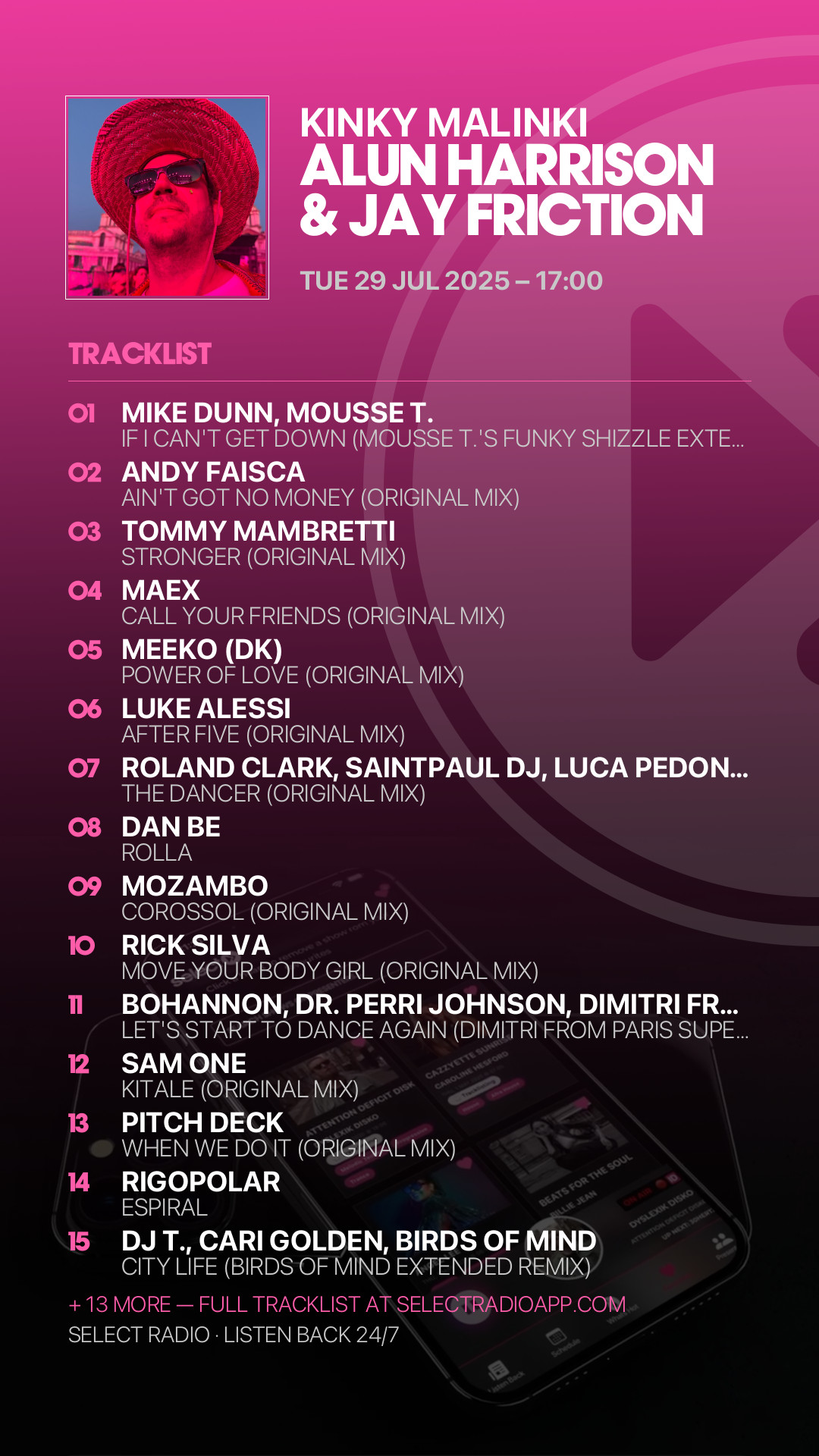Tracklist Story Preview