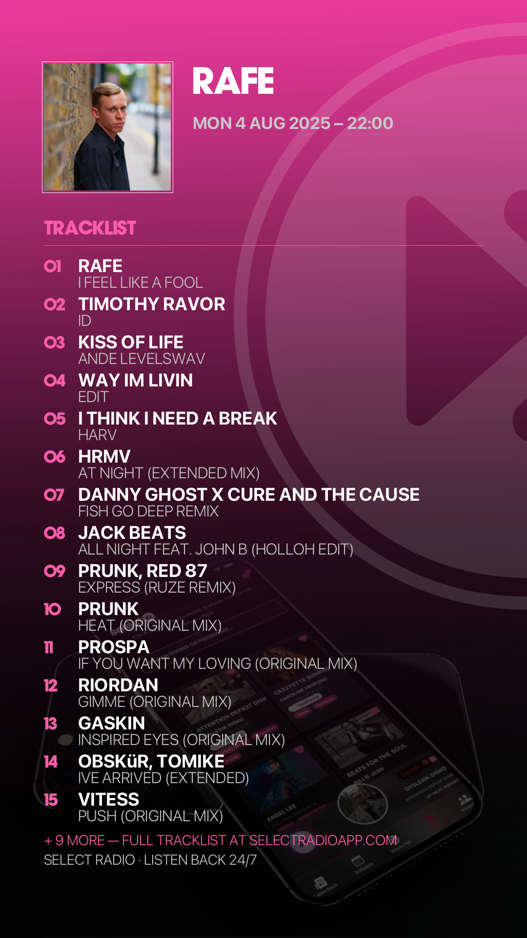 Tracklist Story Preview