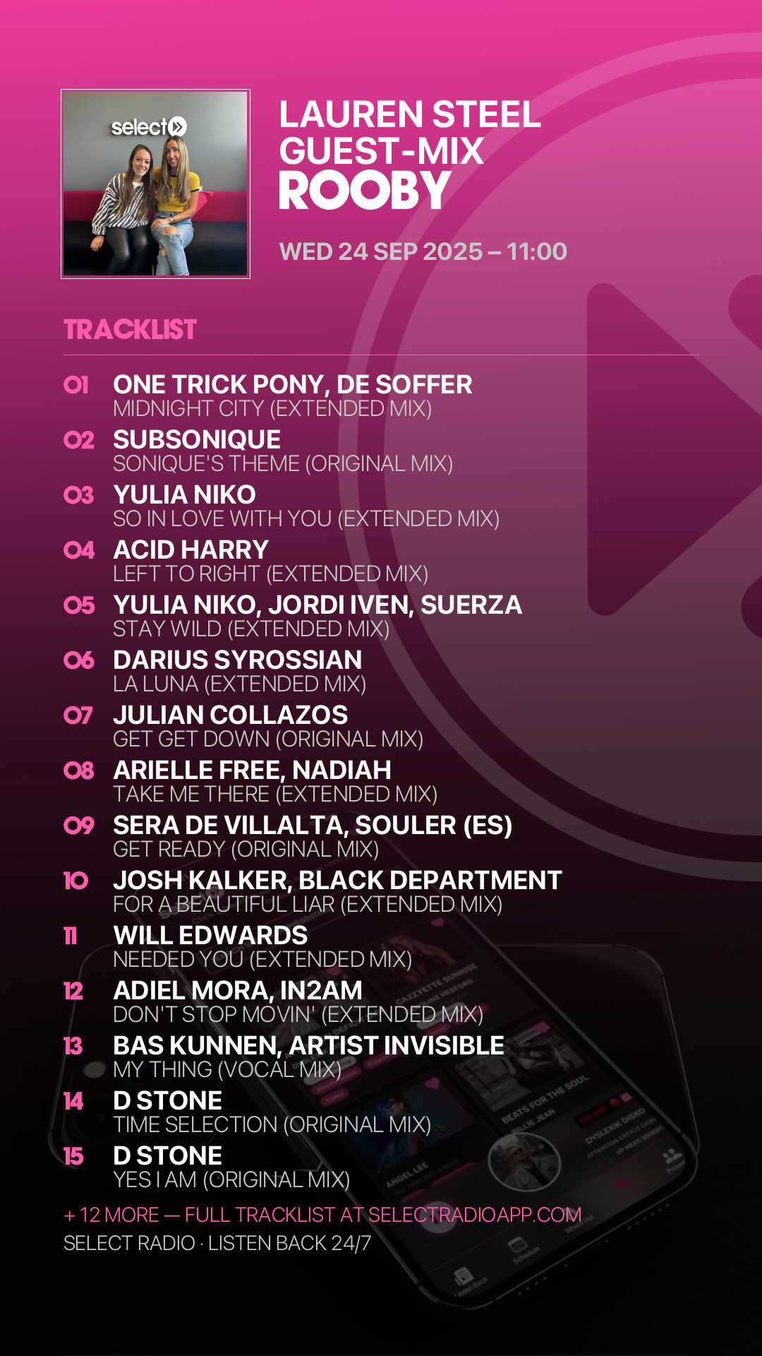 Tracklist Story Preview
