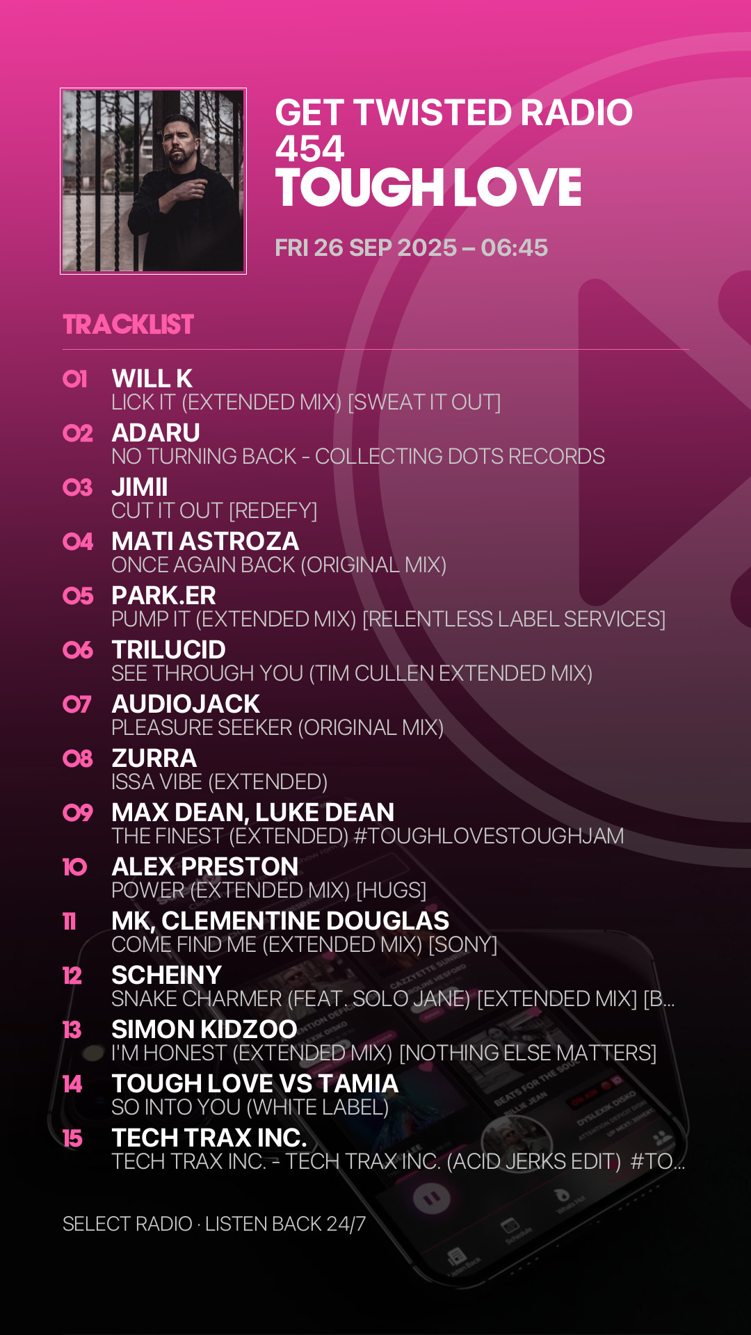Tracklist Story Preview