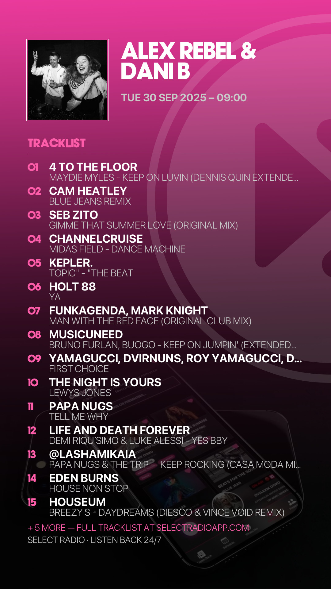 Tracklist Story Preview