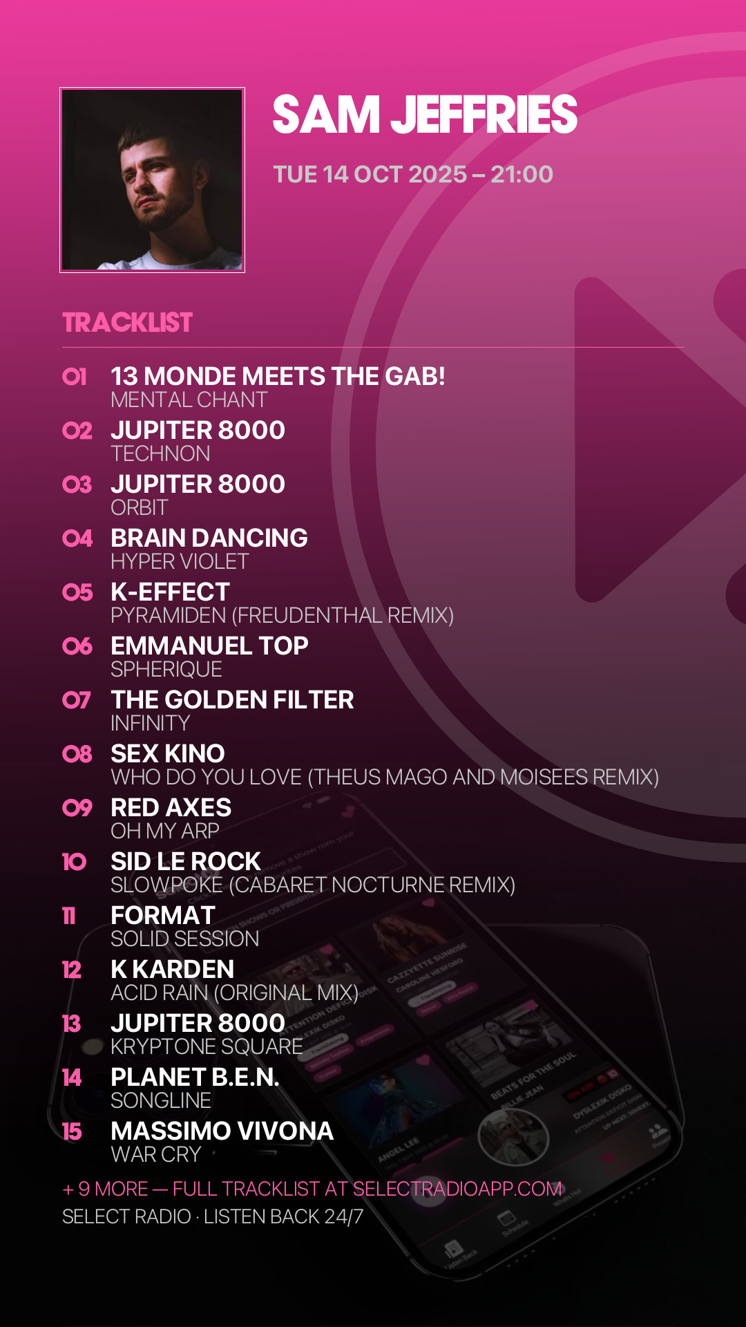 Tracklist Story Preview