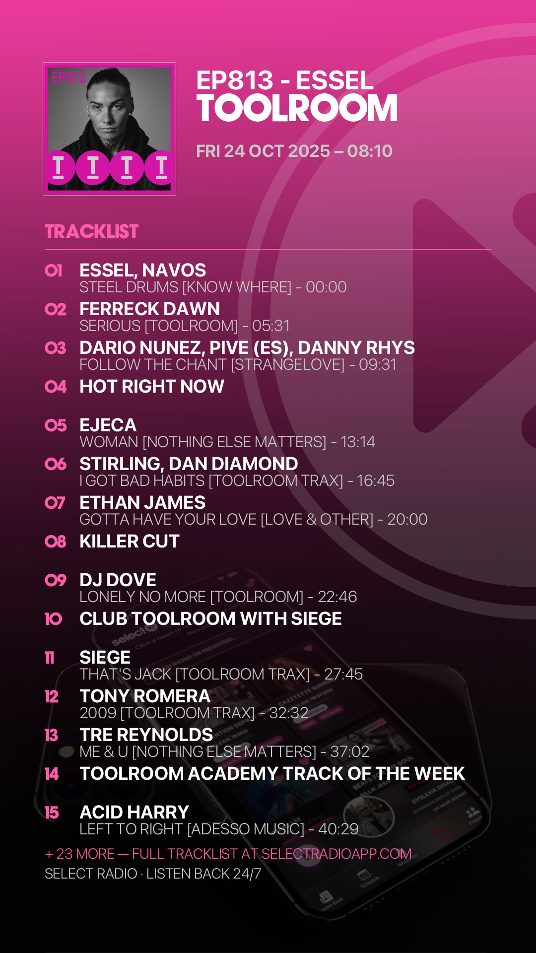 Tracklist Story Preview