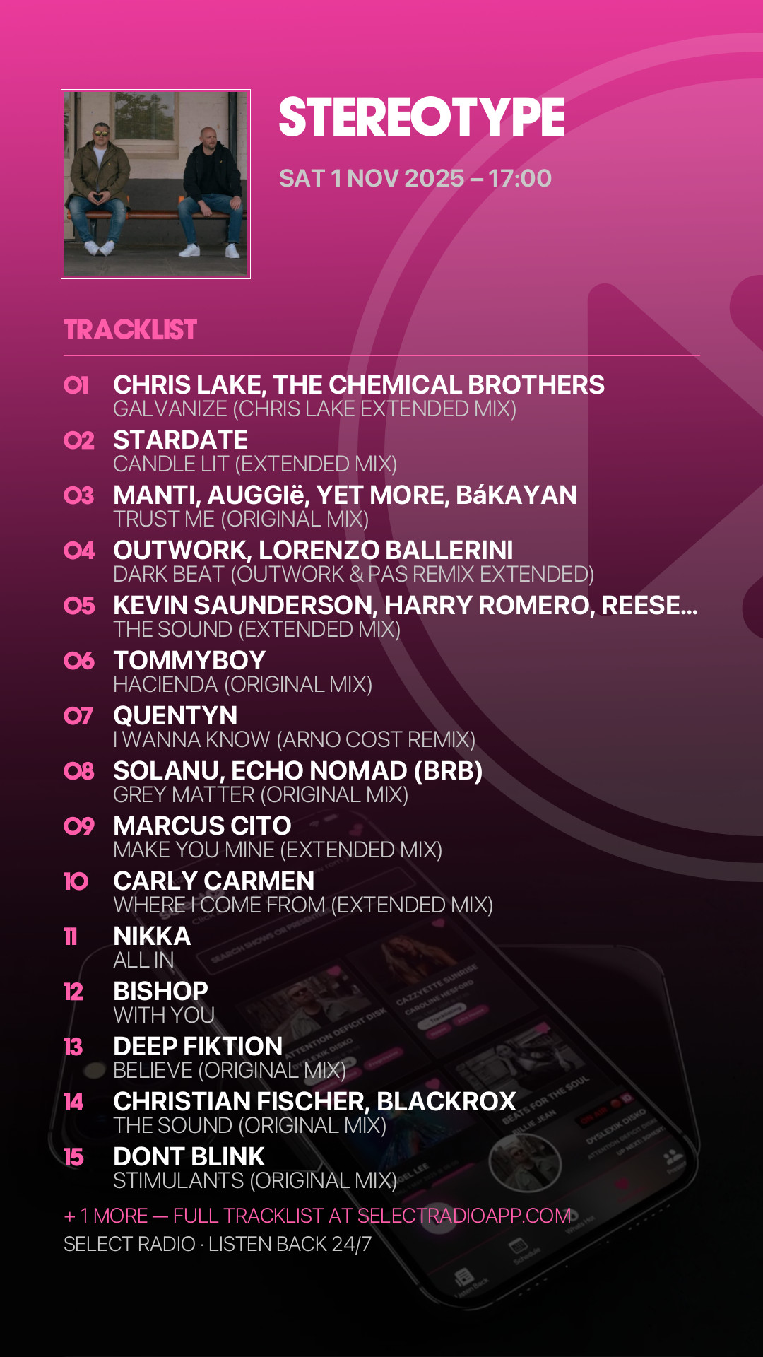 Tracklist Story Preview
