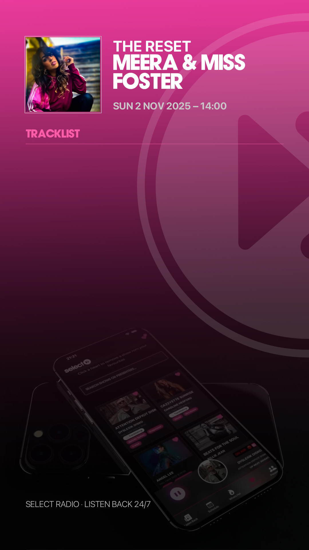 Tracklist Story Preview