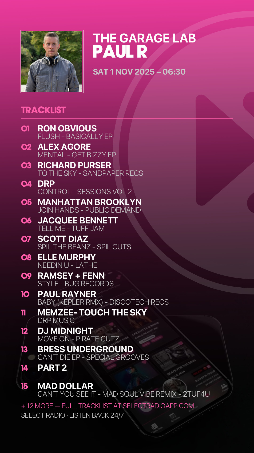 Tracklist Story Preview