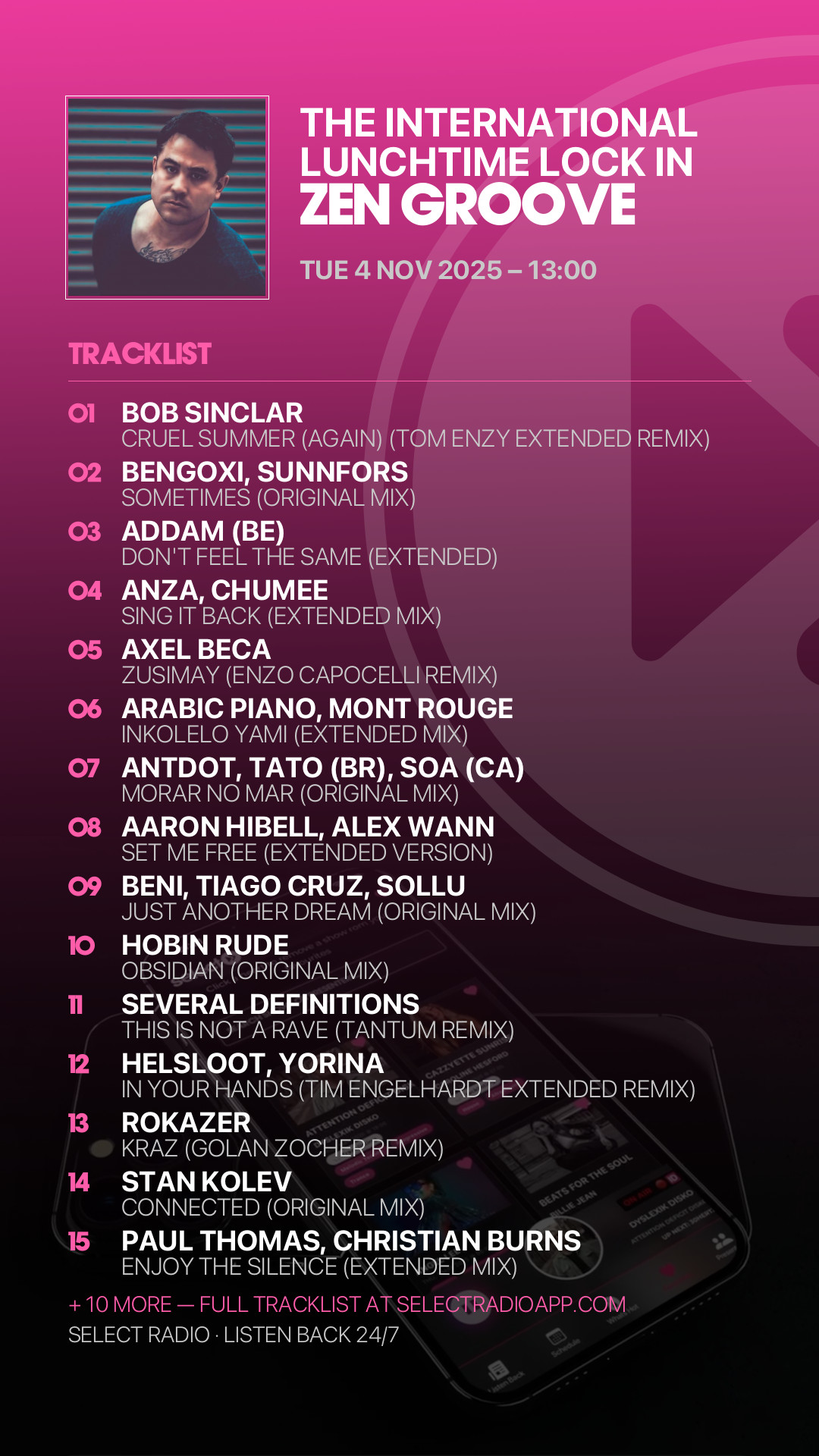 Tracklist Story Preview