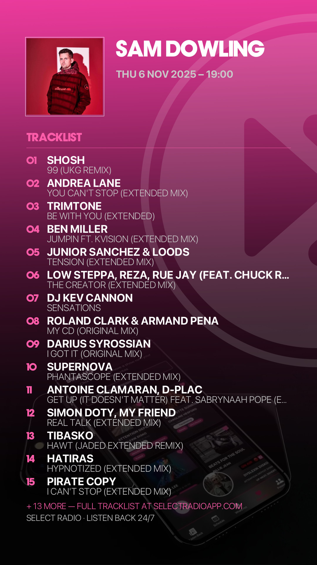 Tracklist Story Preview