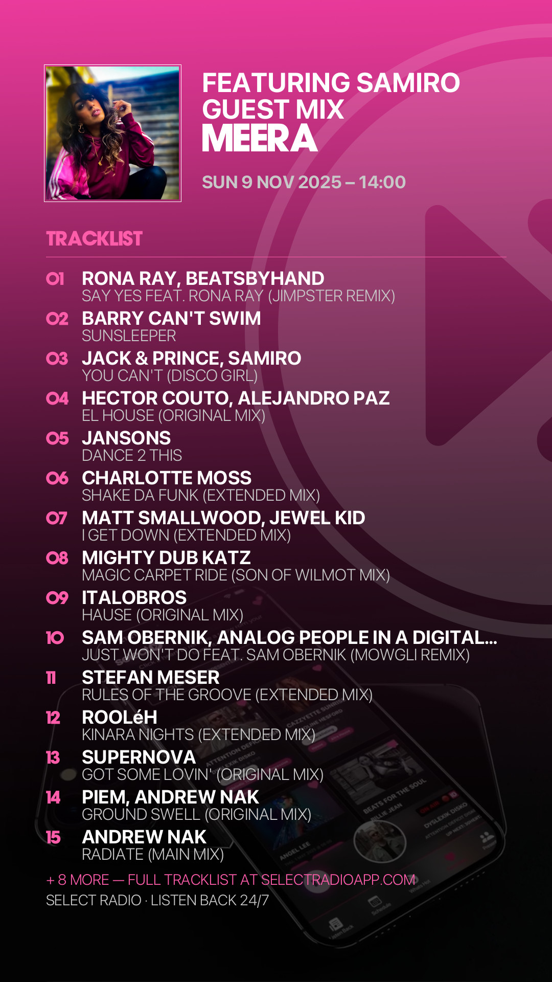 Tracklist Story Preview