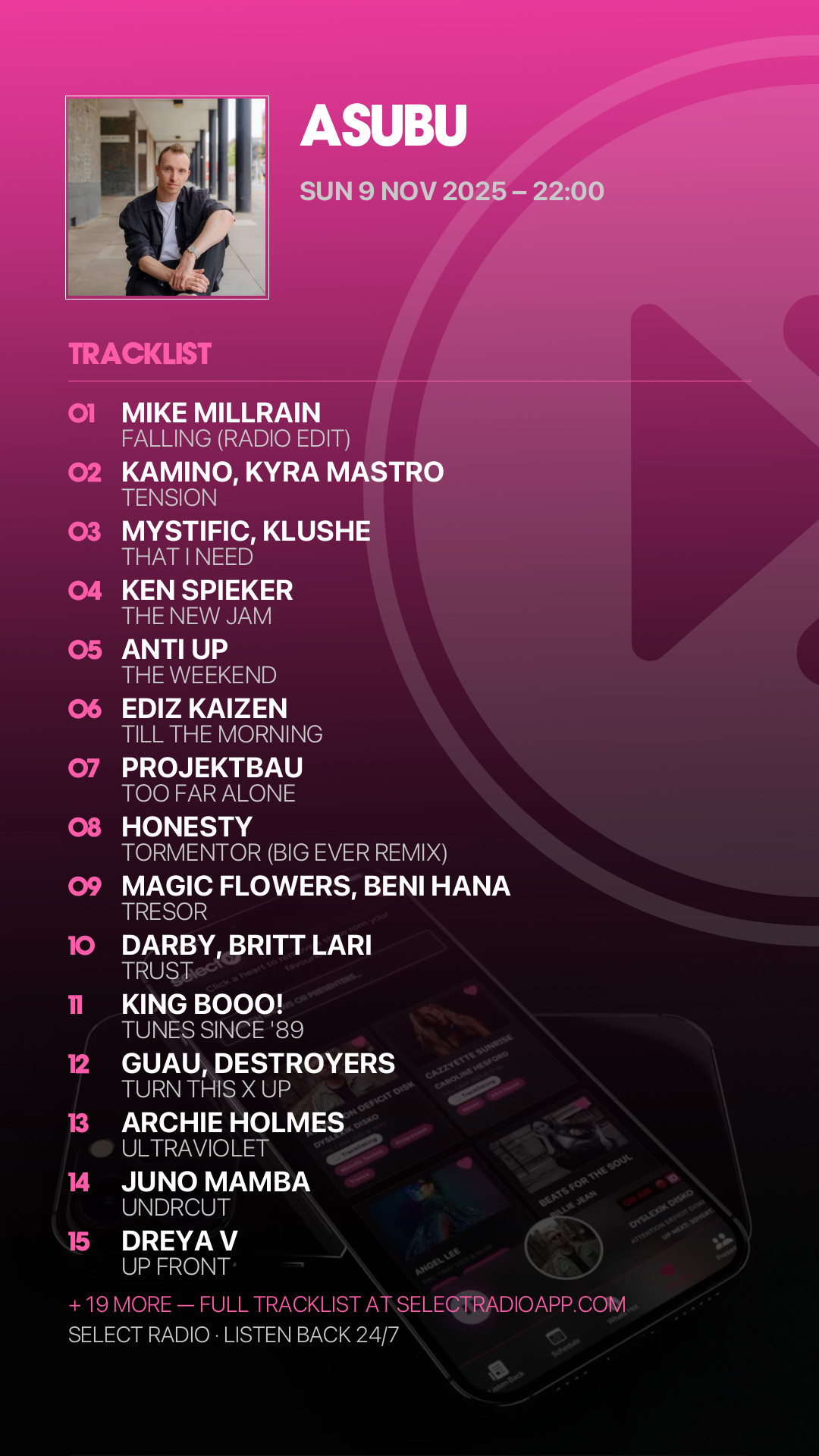 Tracklist Story Preview