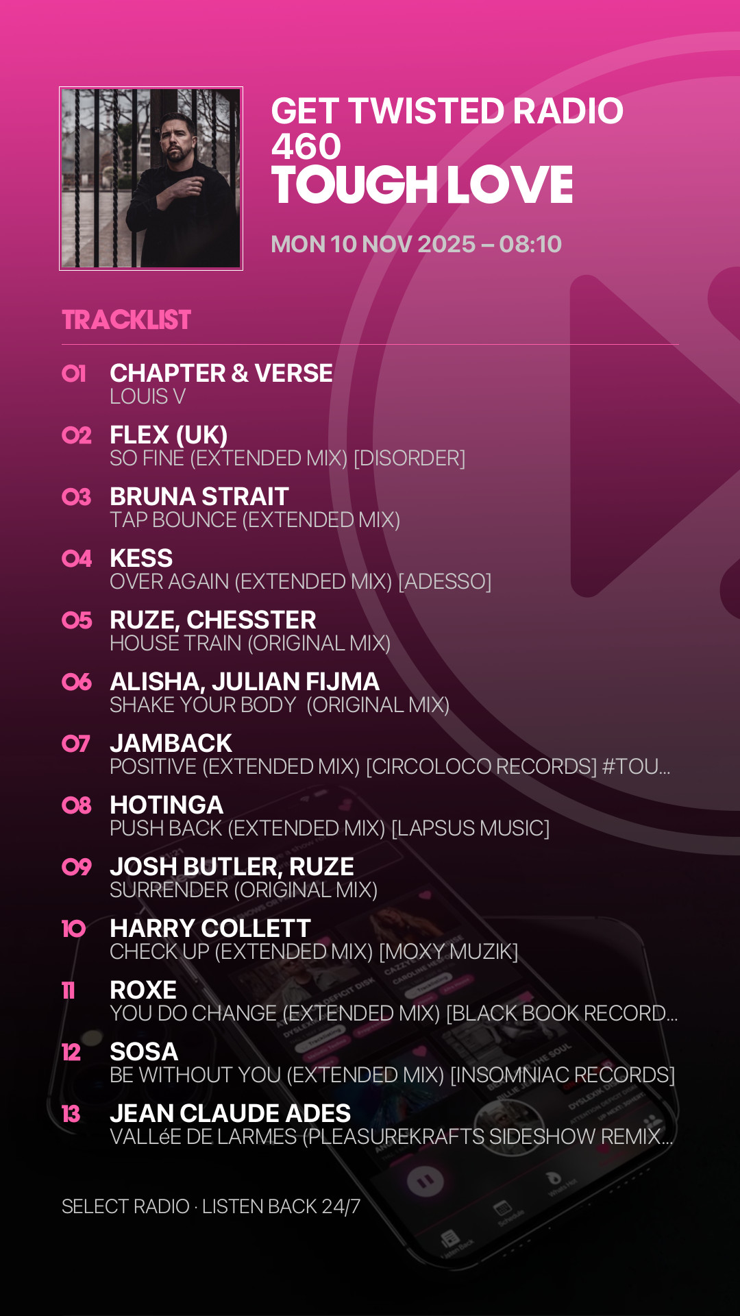 Tracklist Story Preview