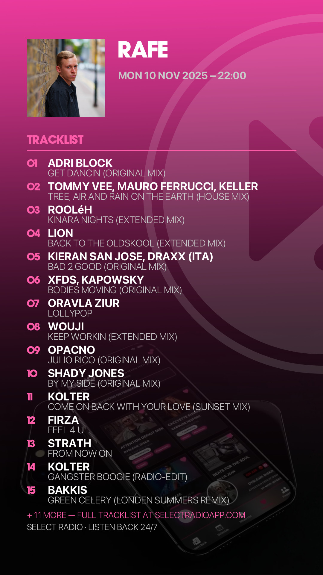 Tracklist Story Preview