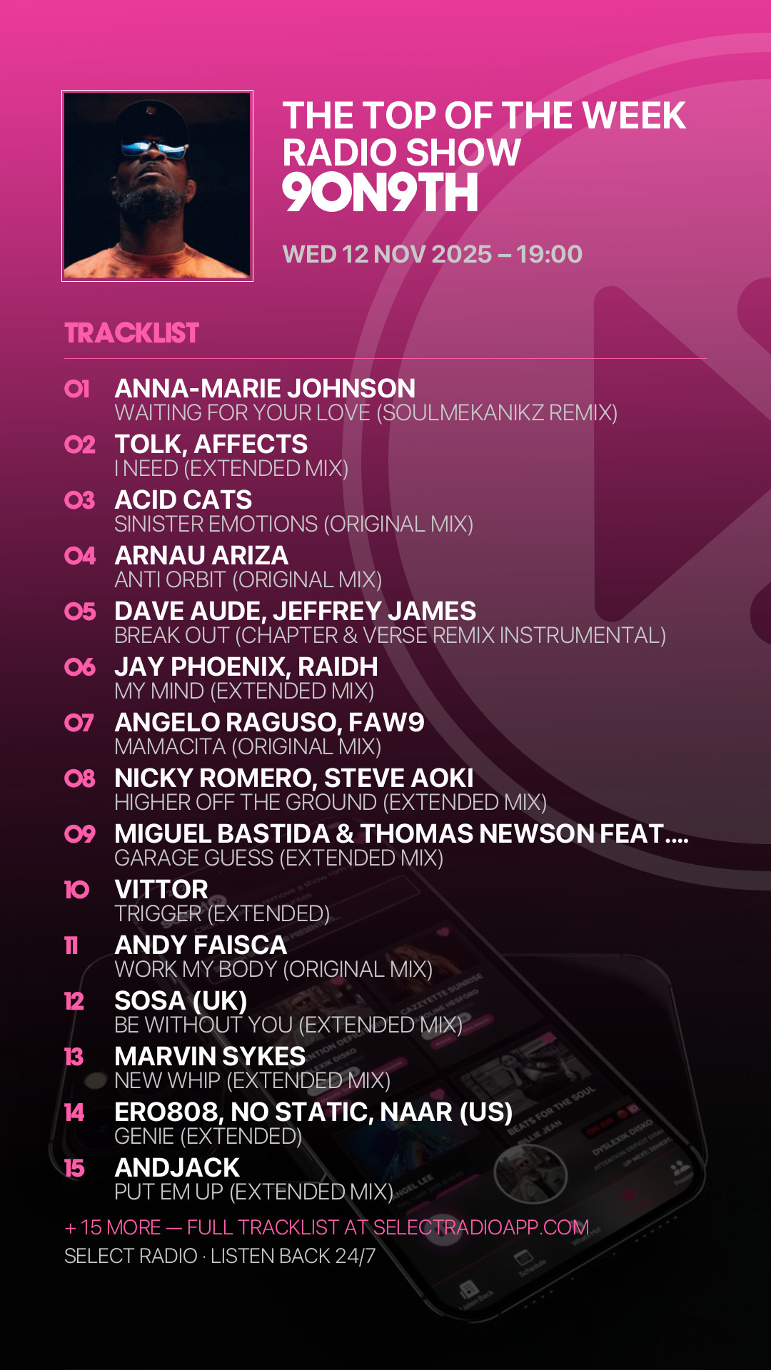 Tracklist Story Preview