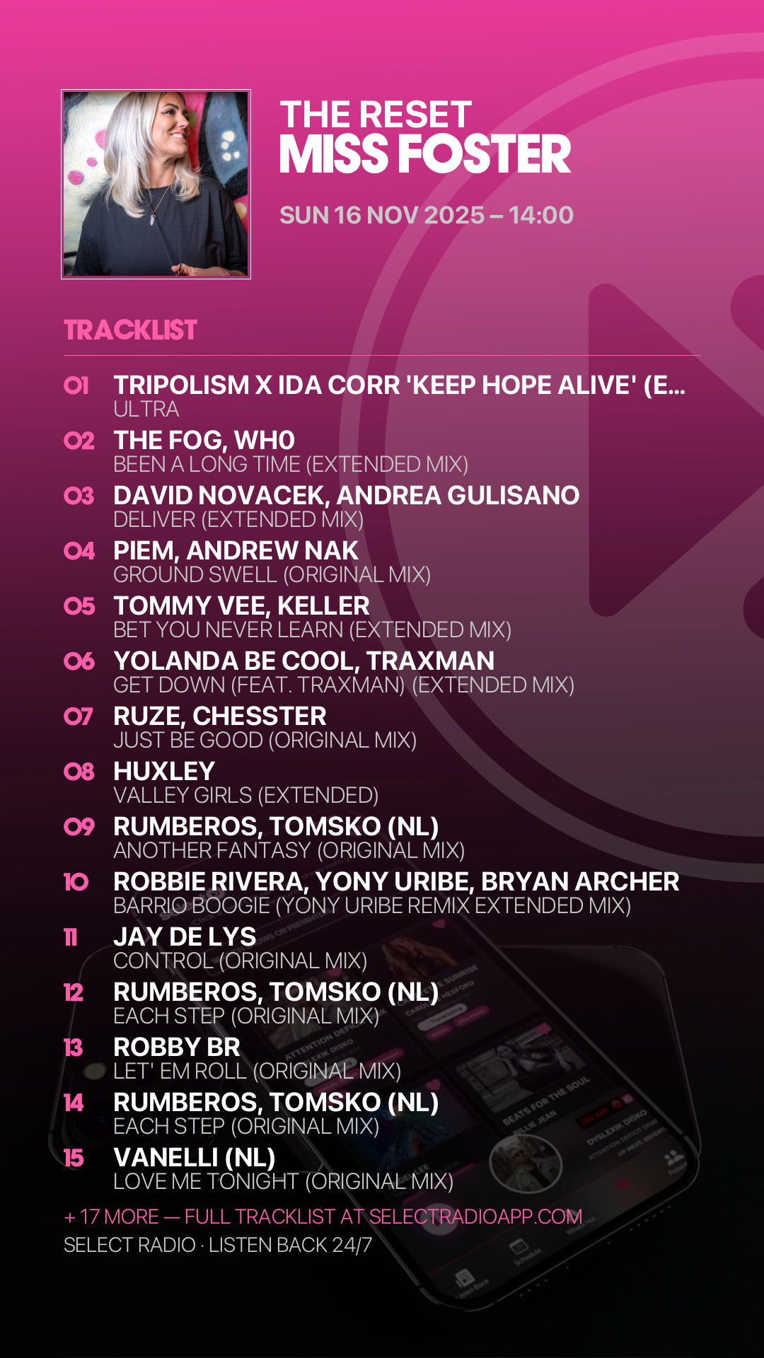 Tracklist Story Preview