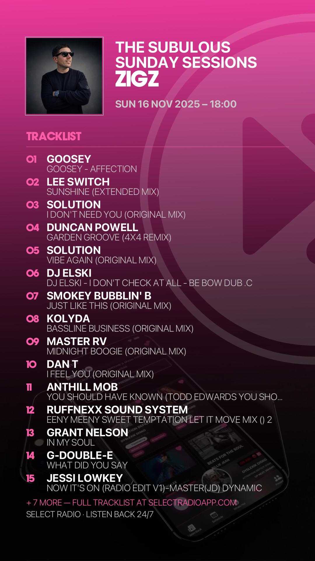 Tracklist Story Preview