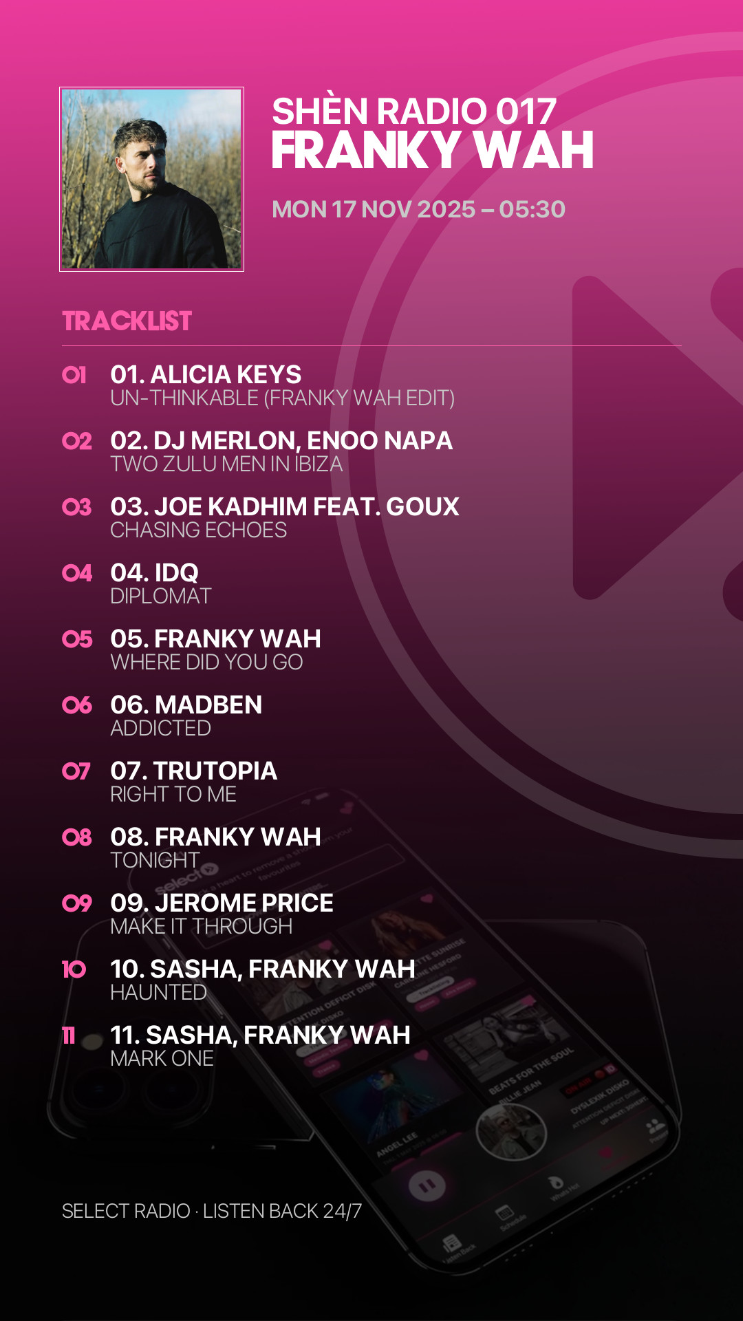 Tracklist Story Preview