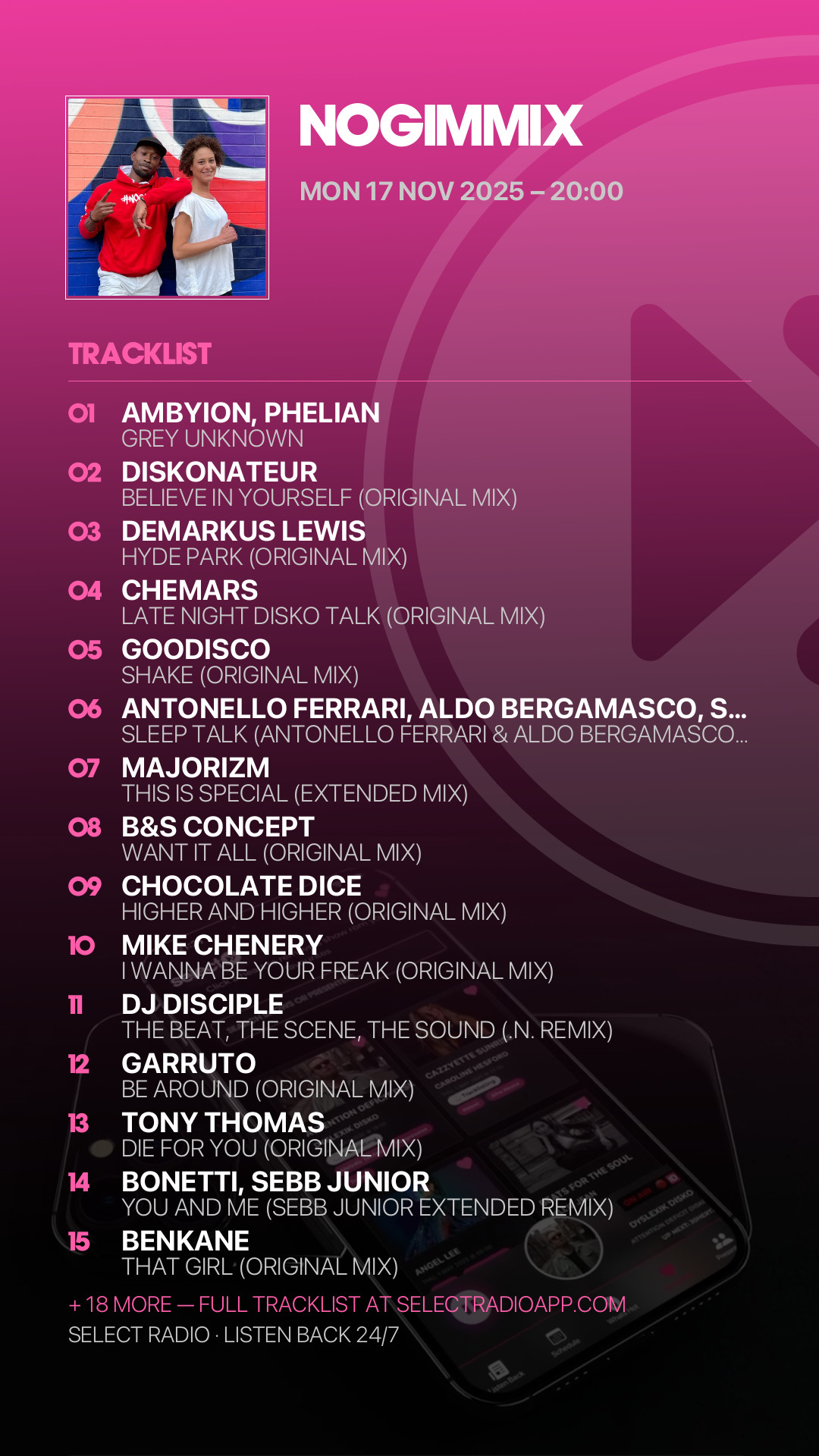 Tracklist Story Preview