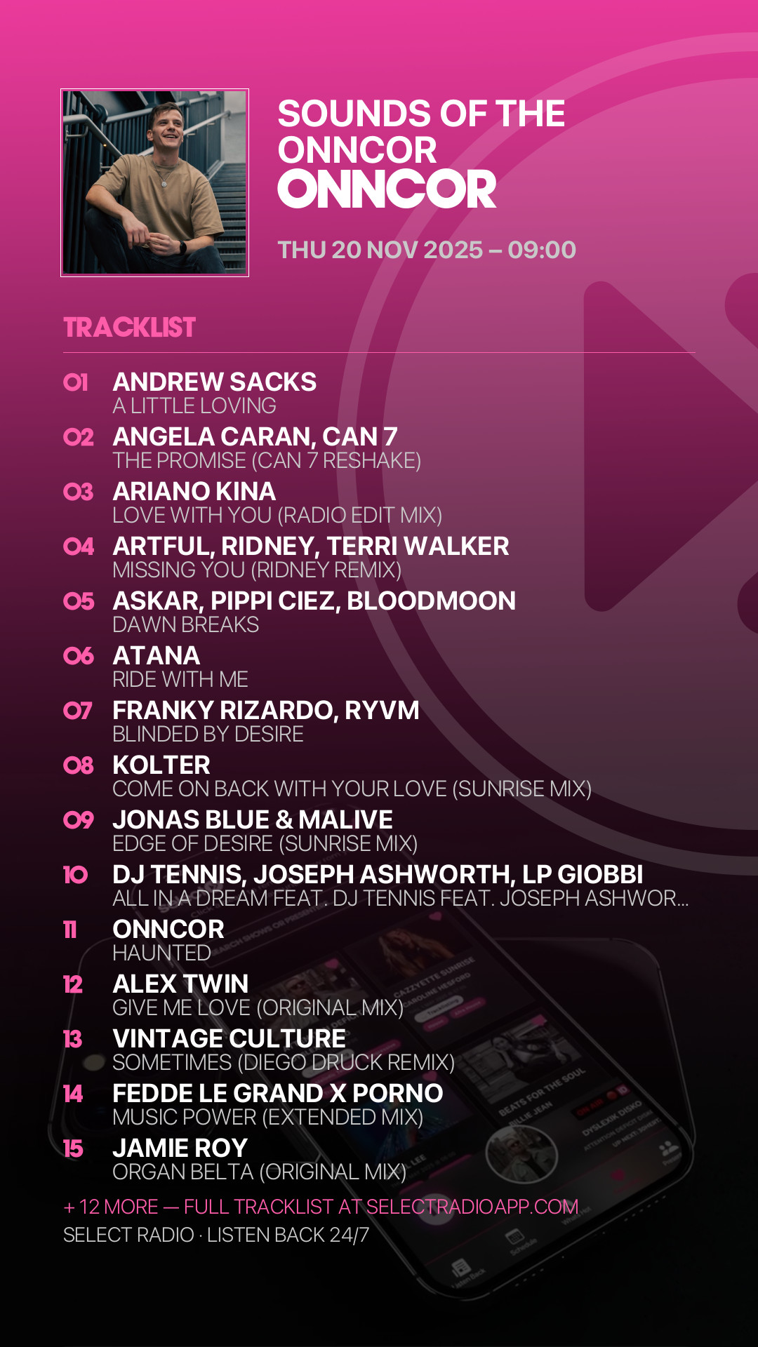 Tracklist Story Preview