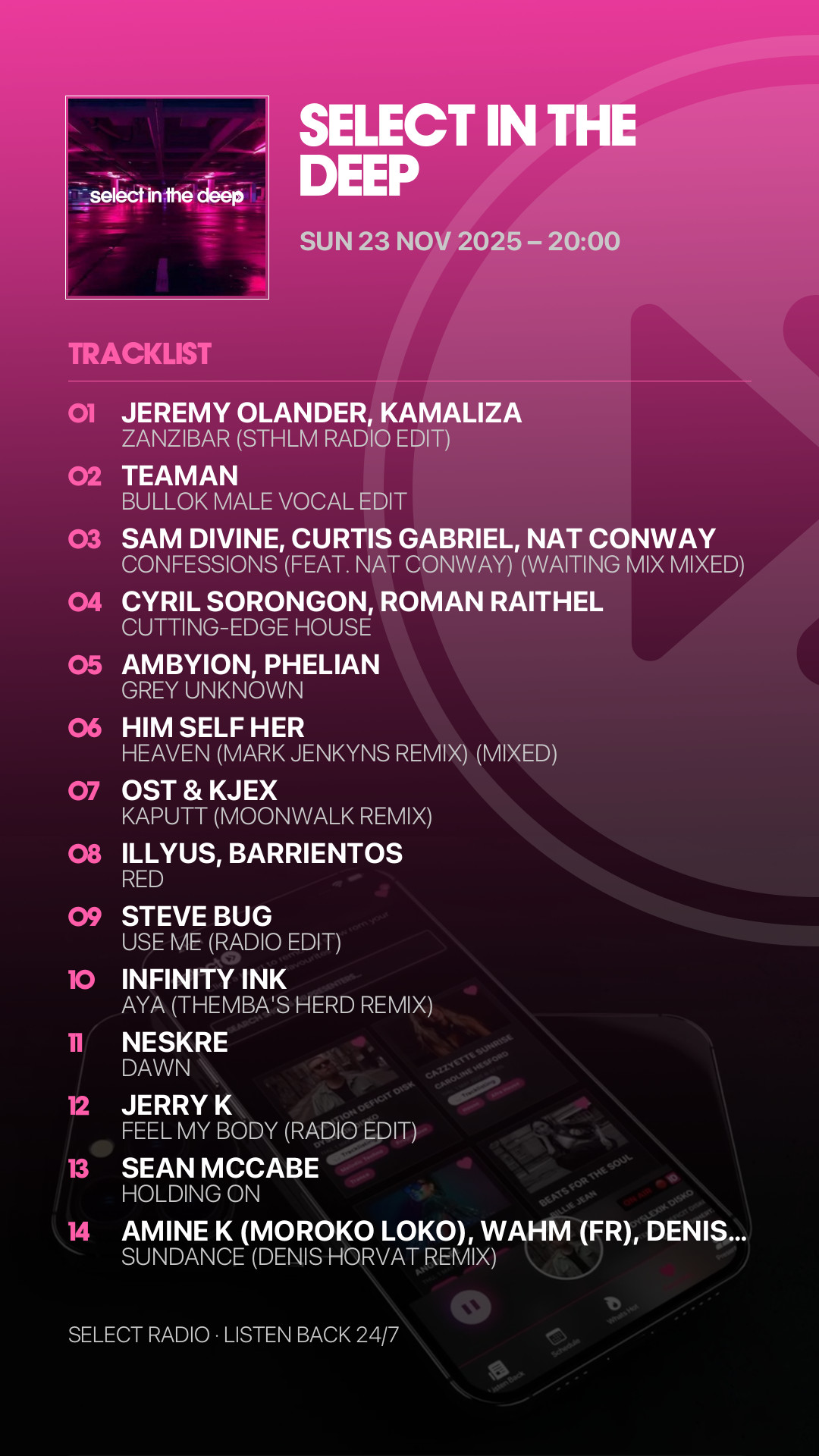 Tracklist Story Preview