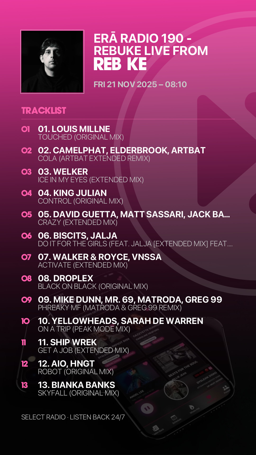 Tracklist Story Preview