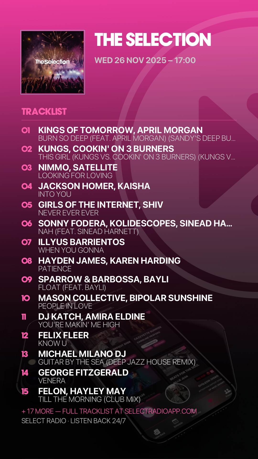 Tracklist Story Preview