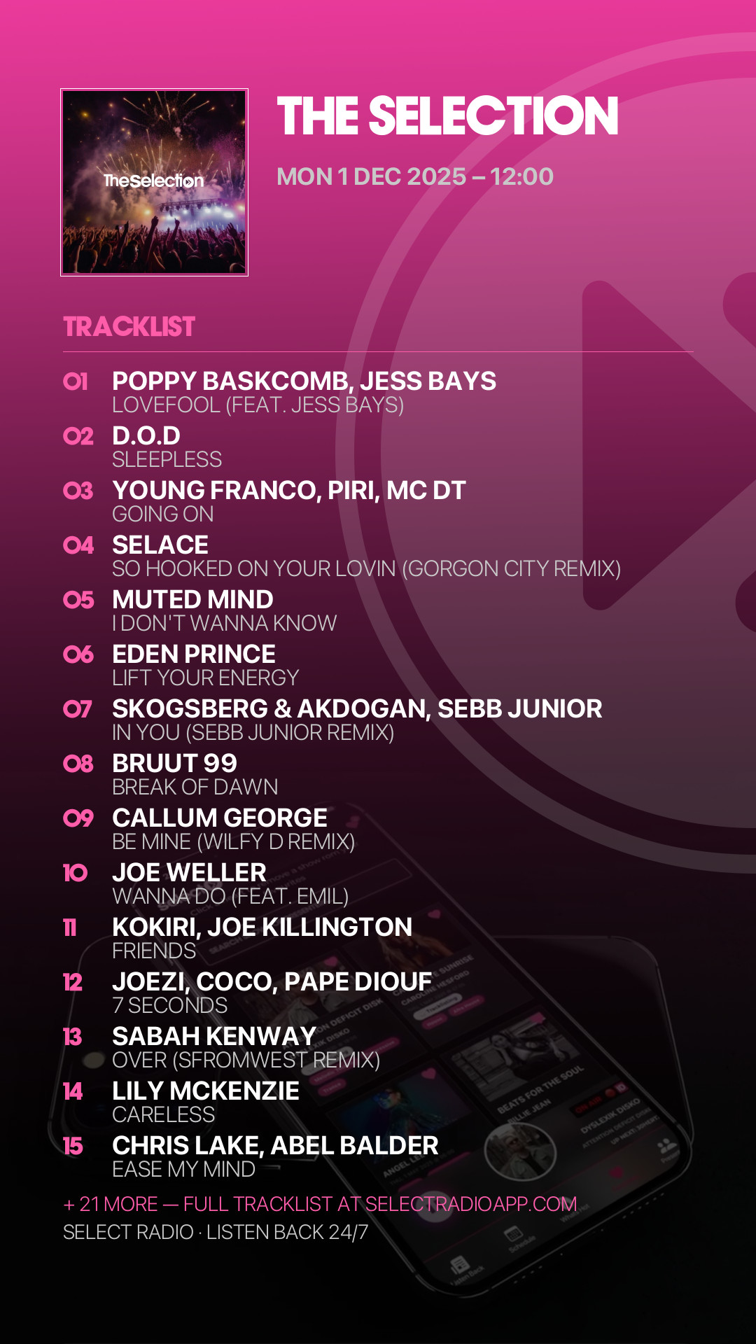 Tracklist Story Preview