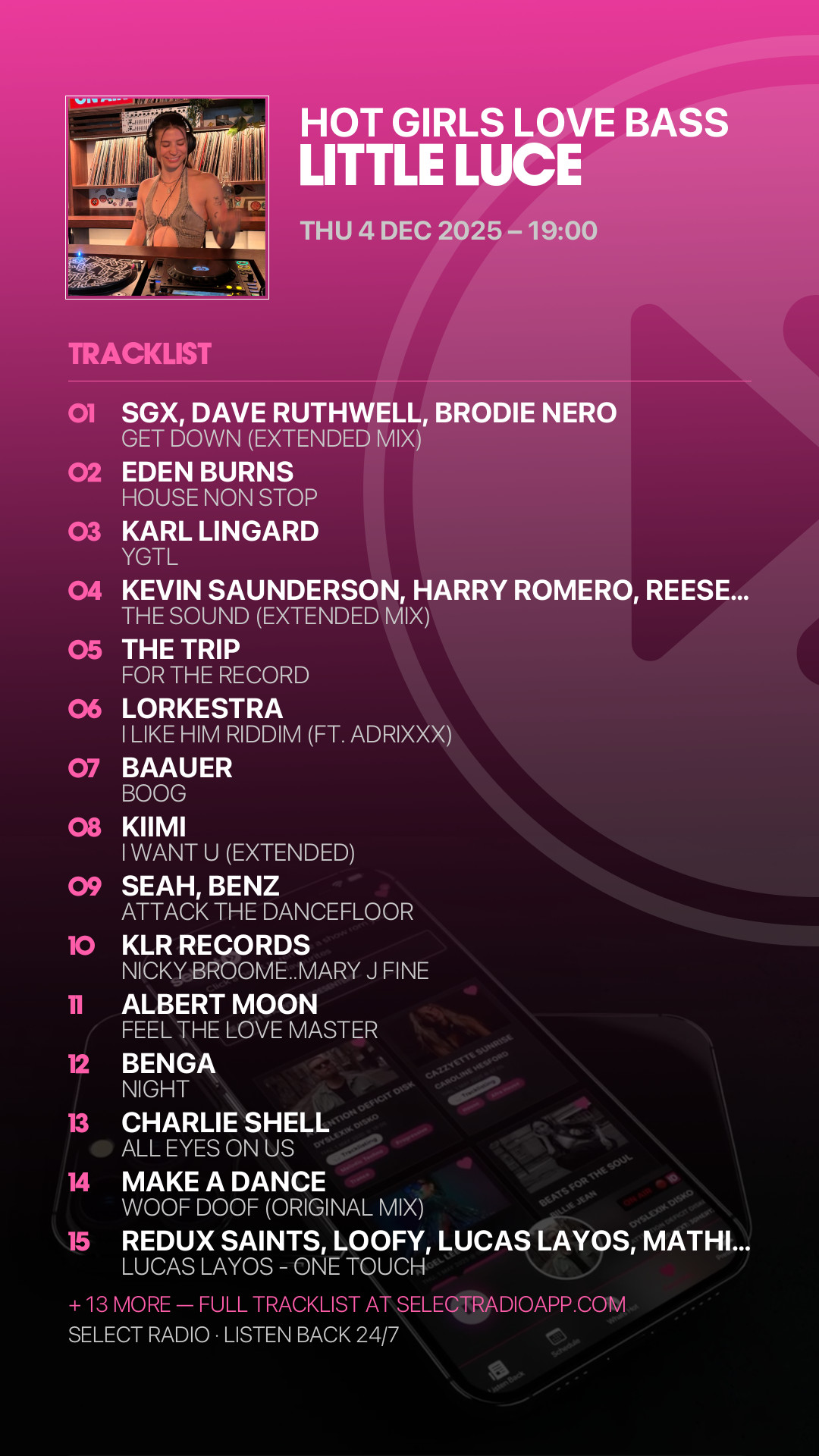 Tracklist Story Preview