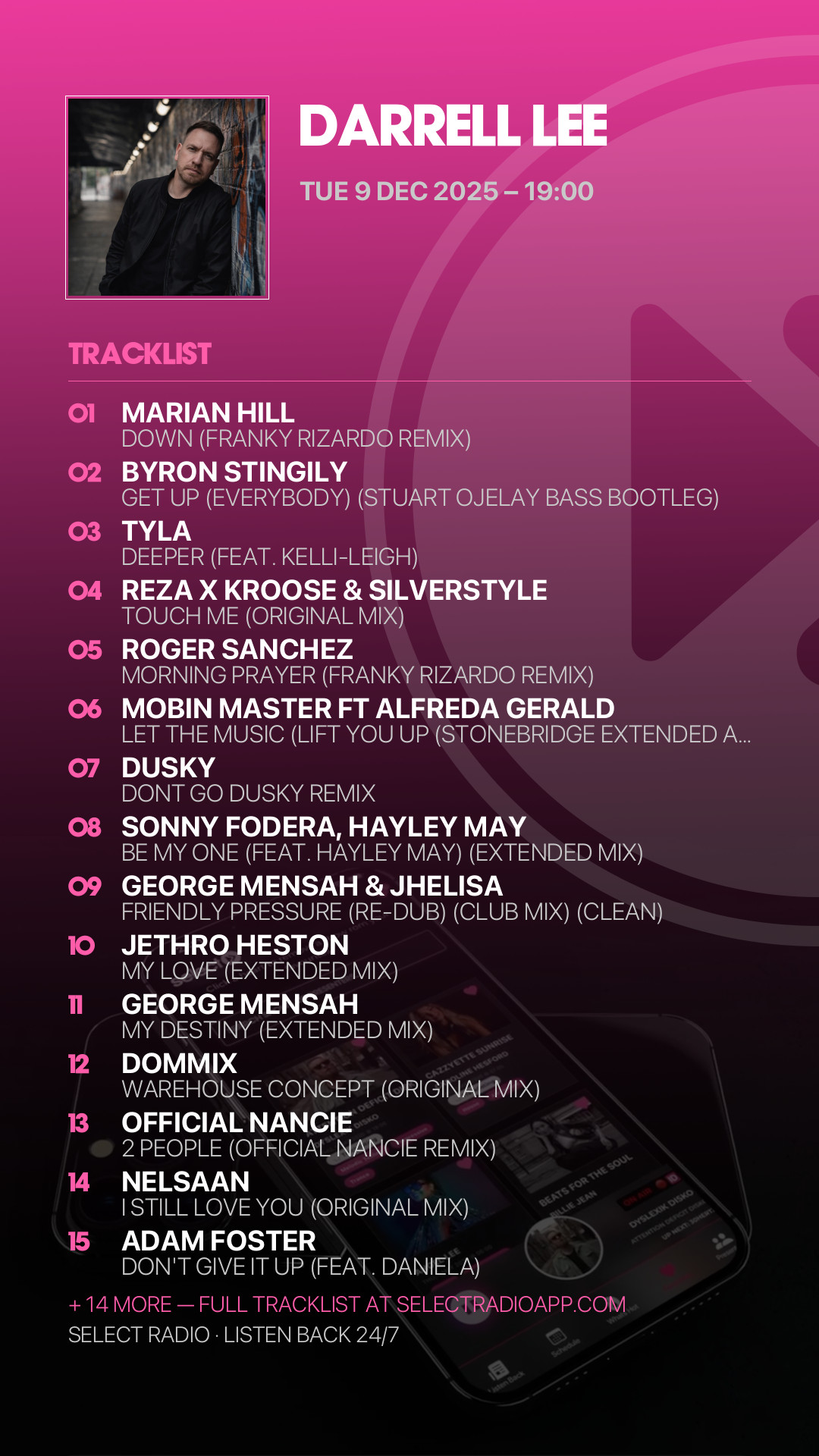 Tracklist Story Preview