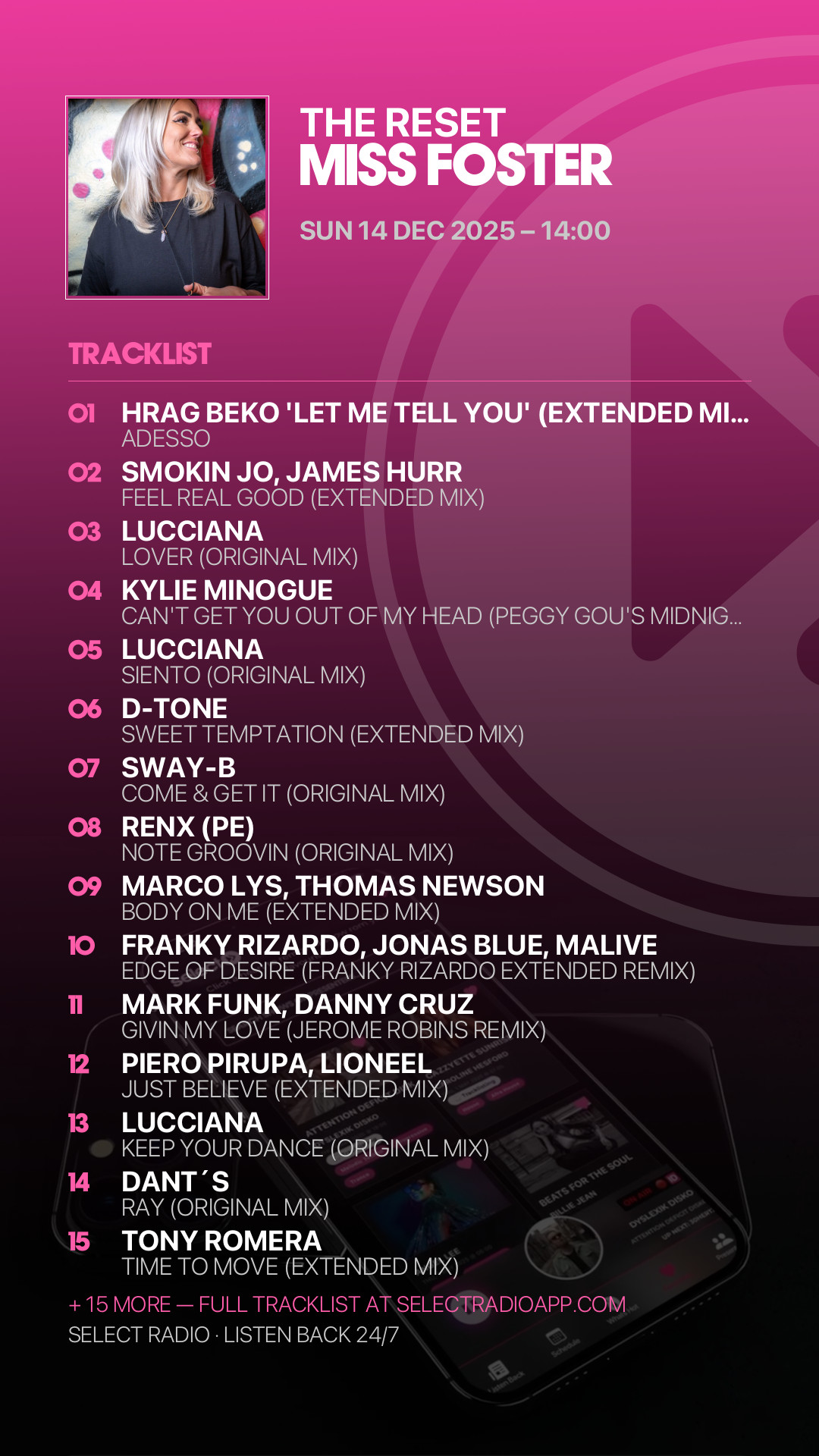 Tracklist Story Preview
