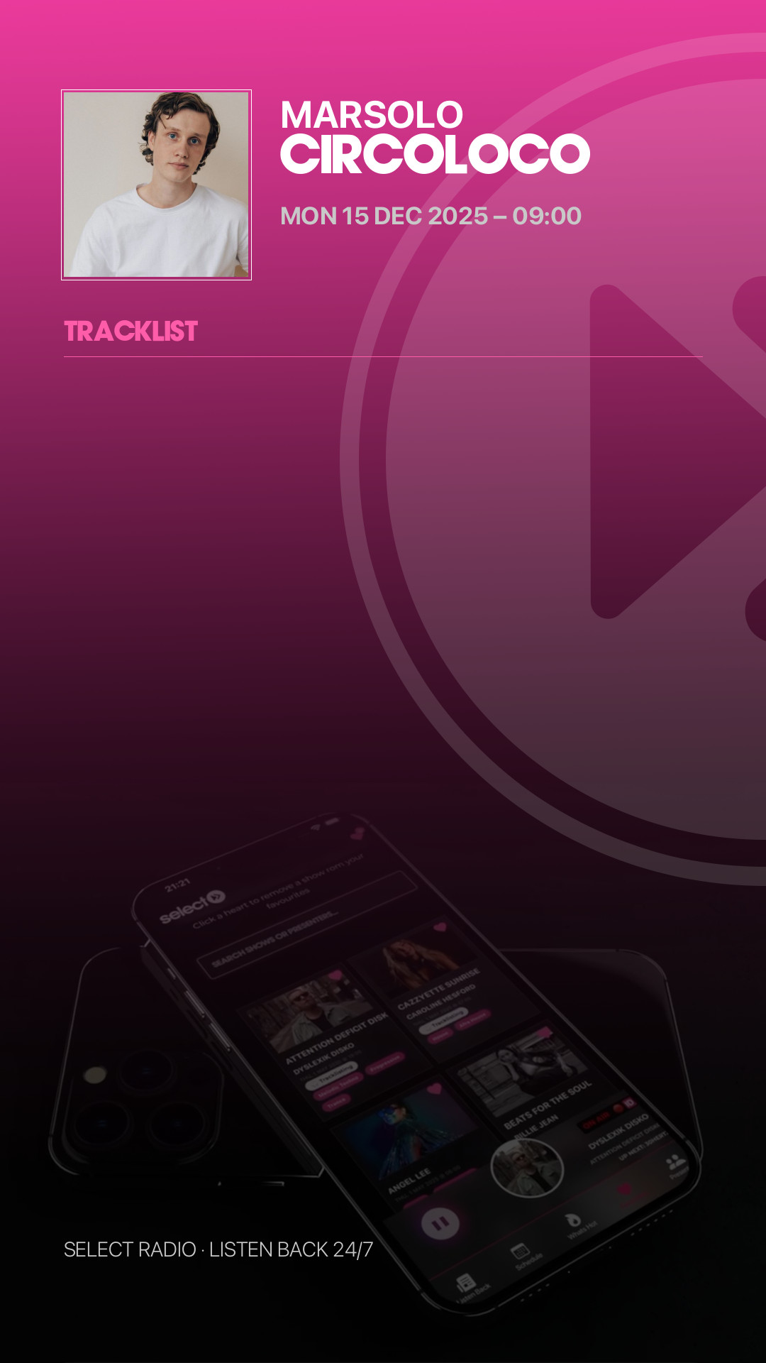 Tracklist Story Preview