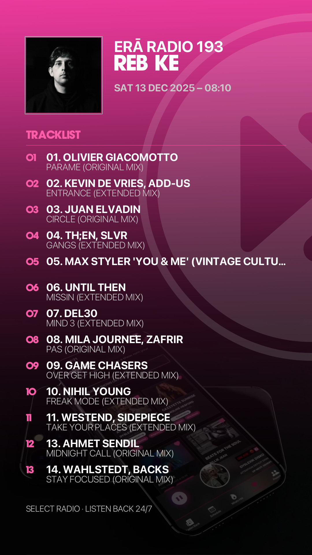 Tracklist Story Preview
