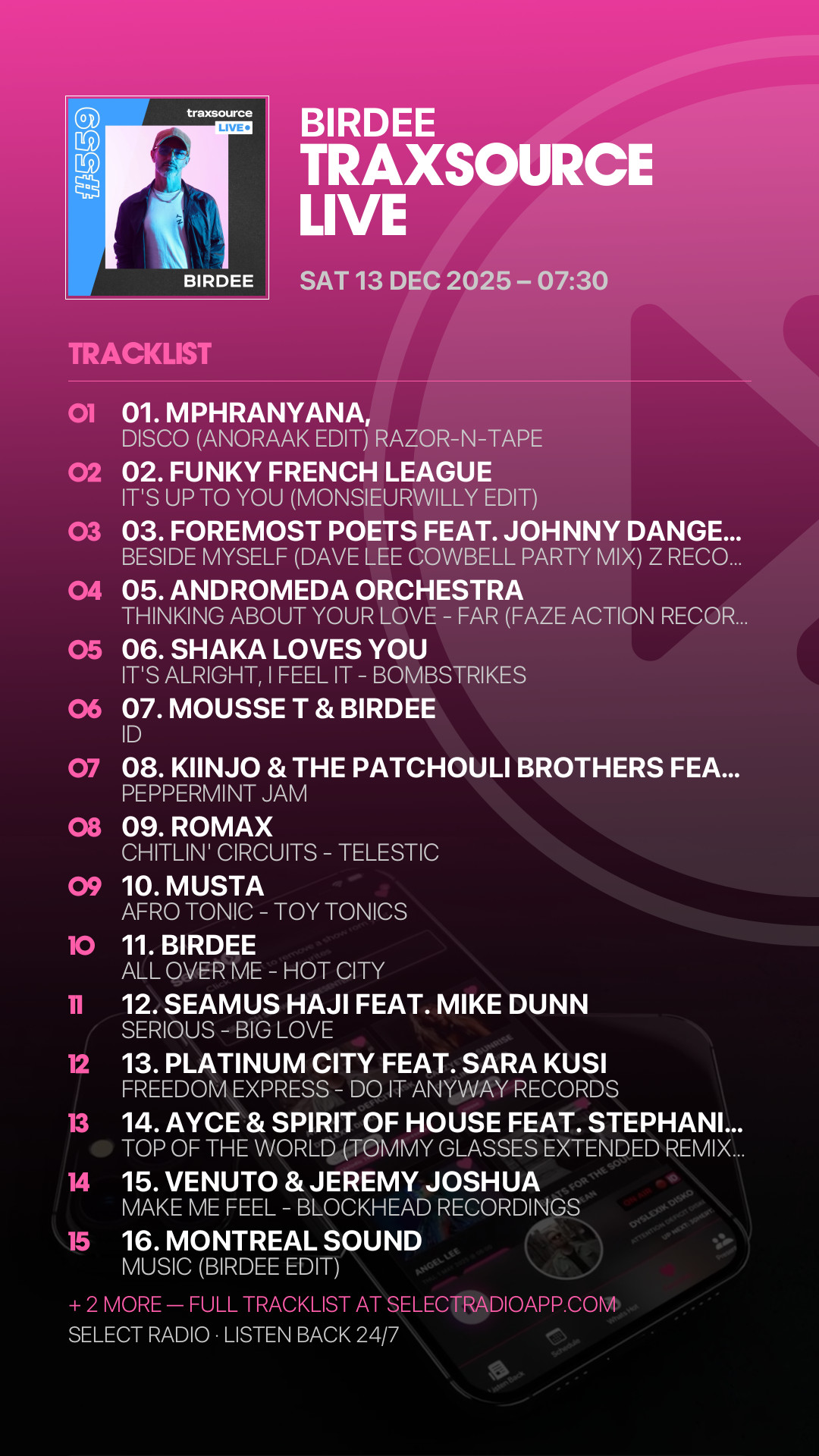Tracklist Story Preview