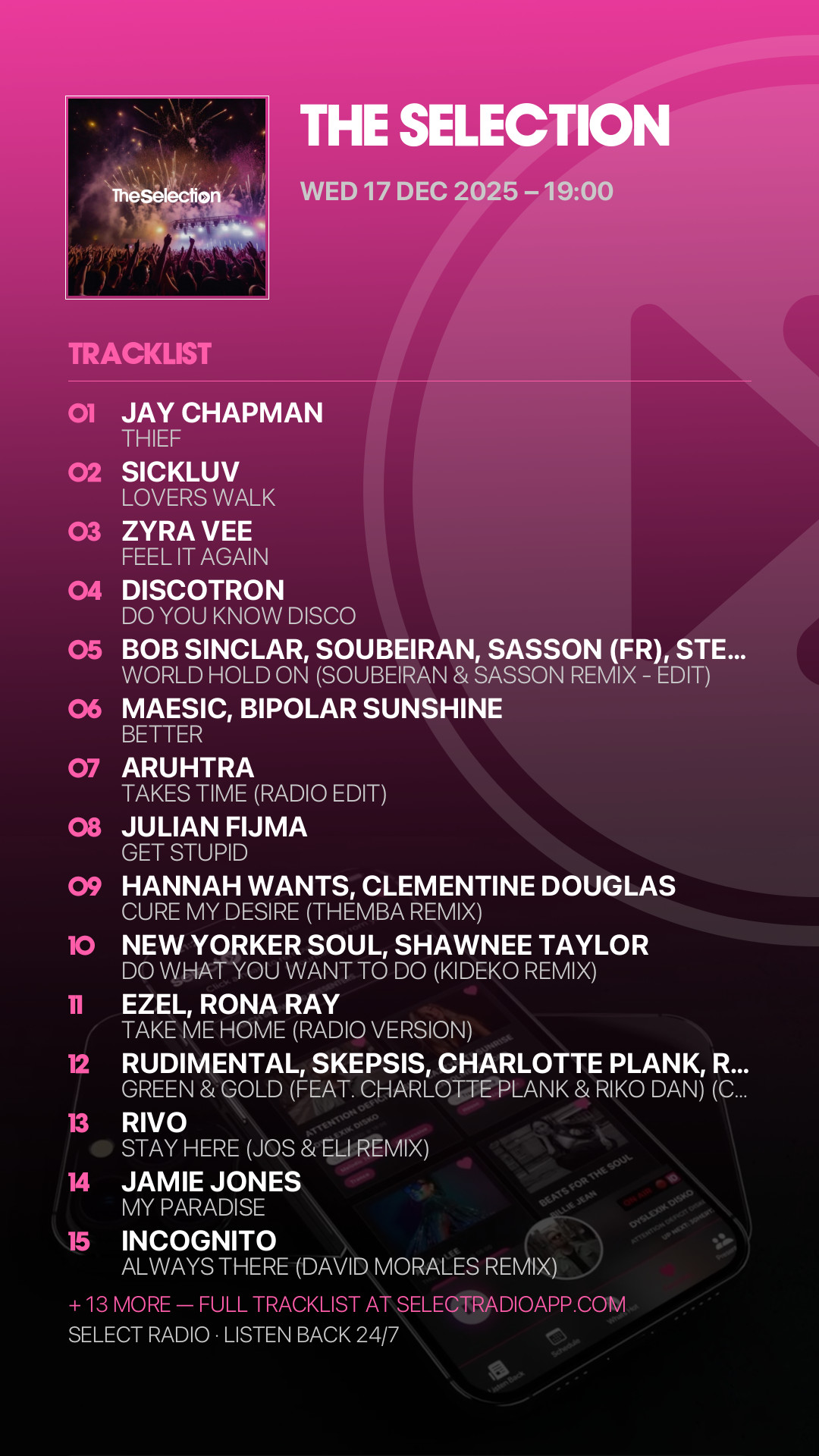 Tracklist Story Preview