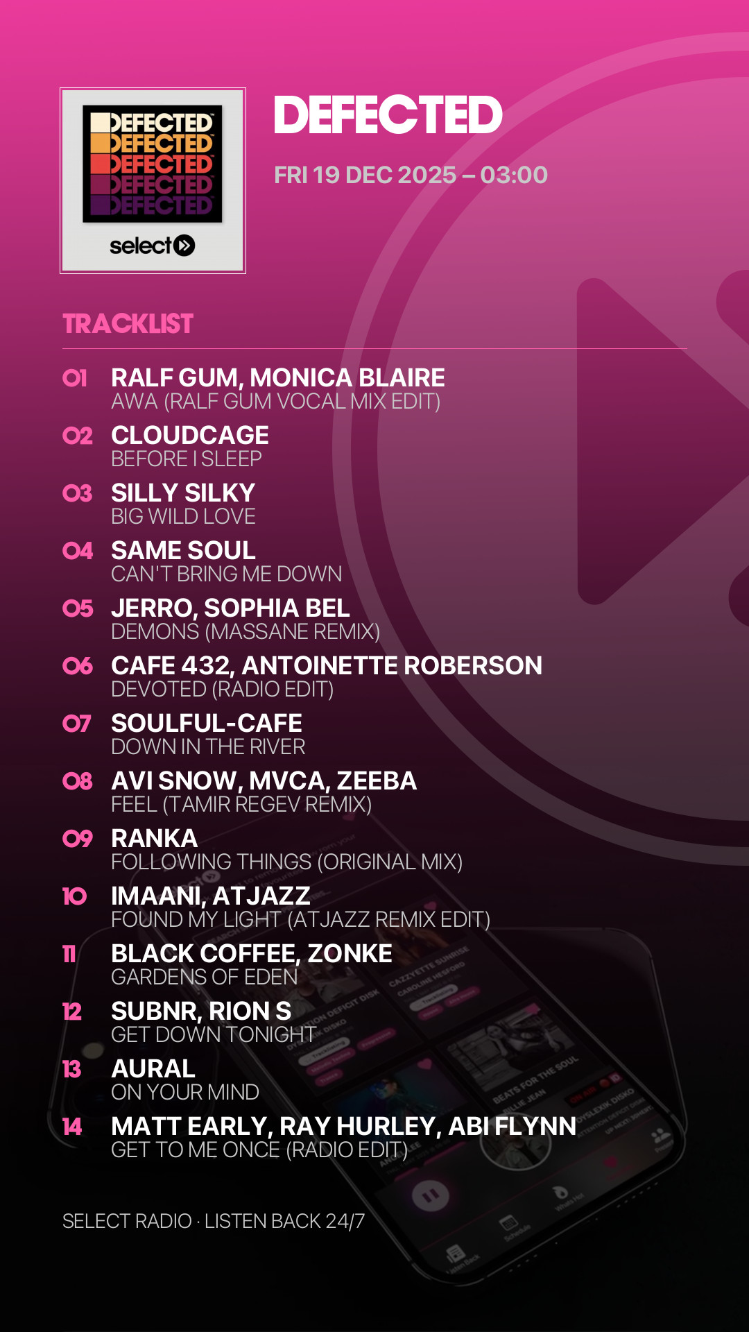 Tracklist Story Preview