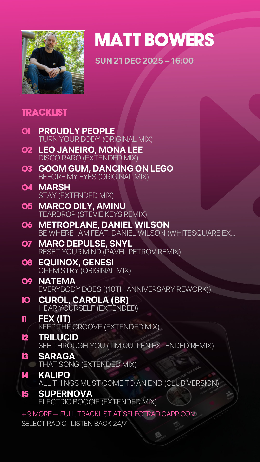 Tracklist Story Preview