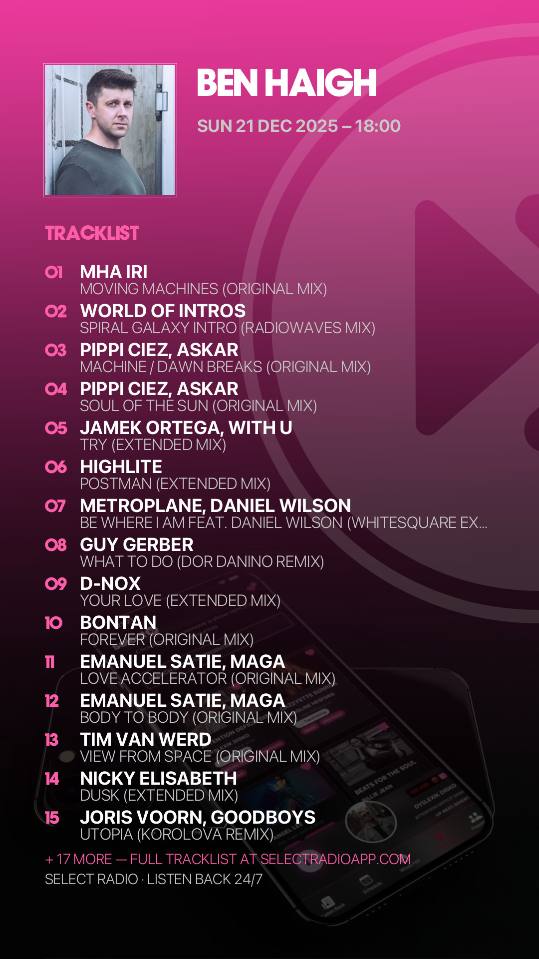 Tracklist Story Preview
