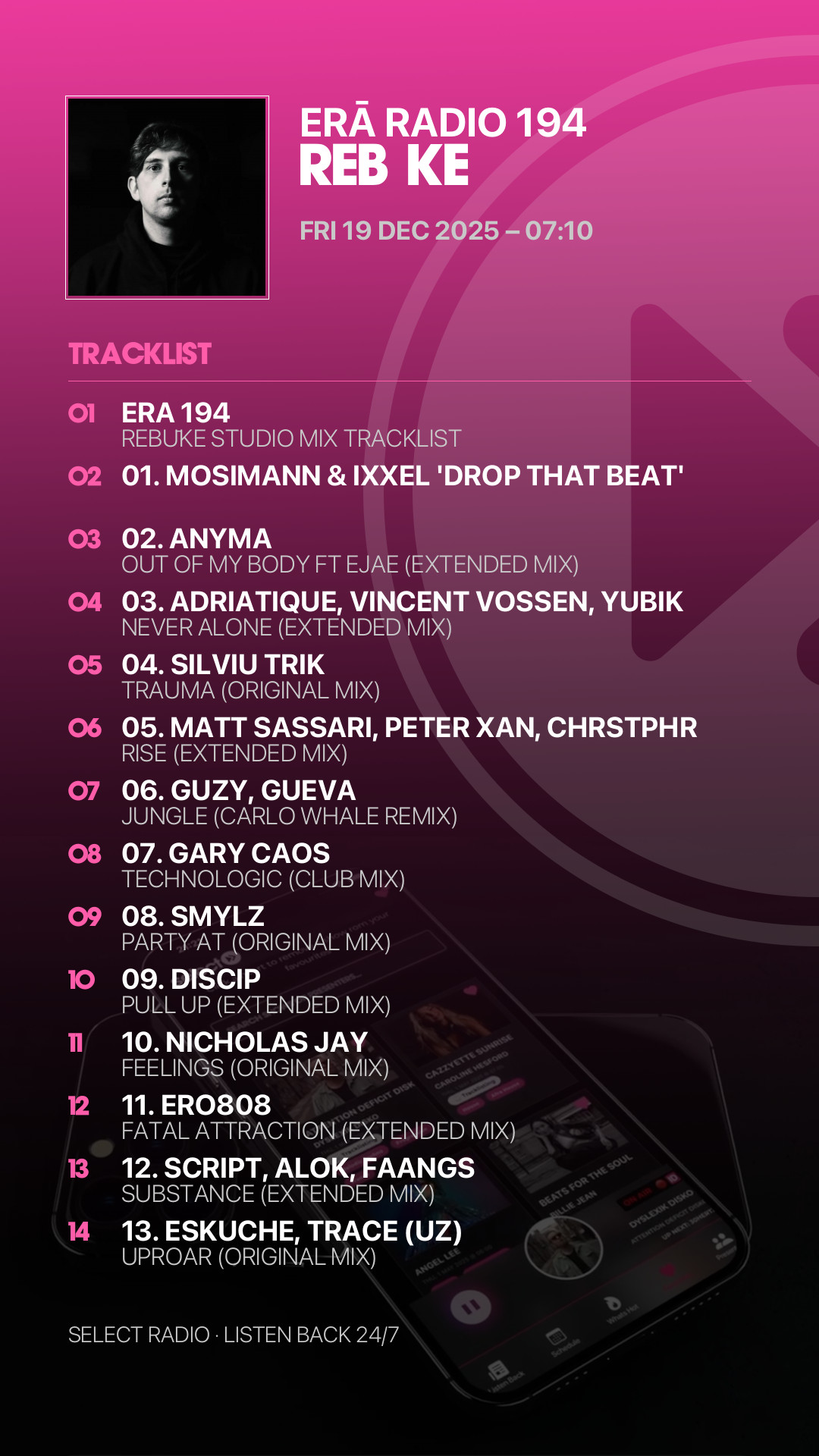 Tracklist Story Preview