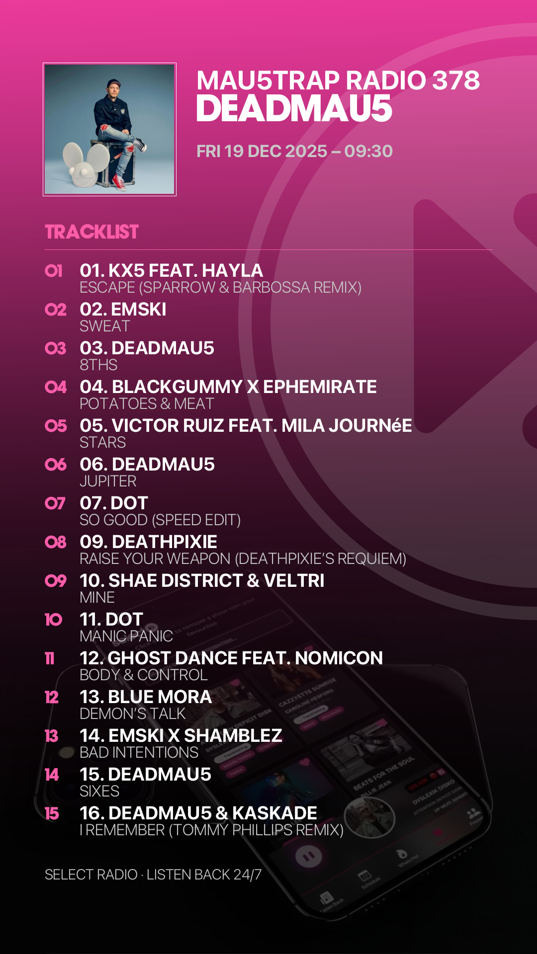 Tracklist Story Preview