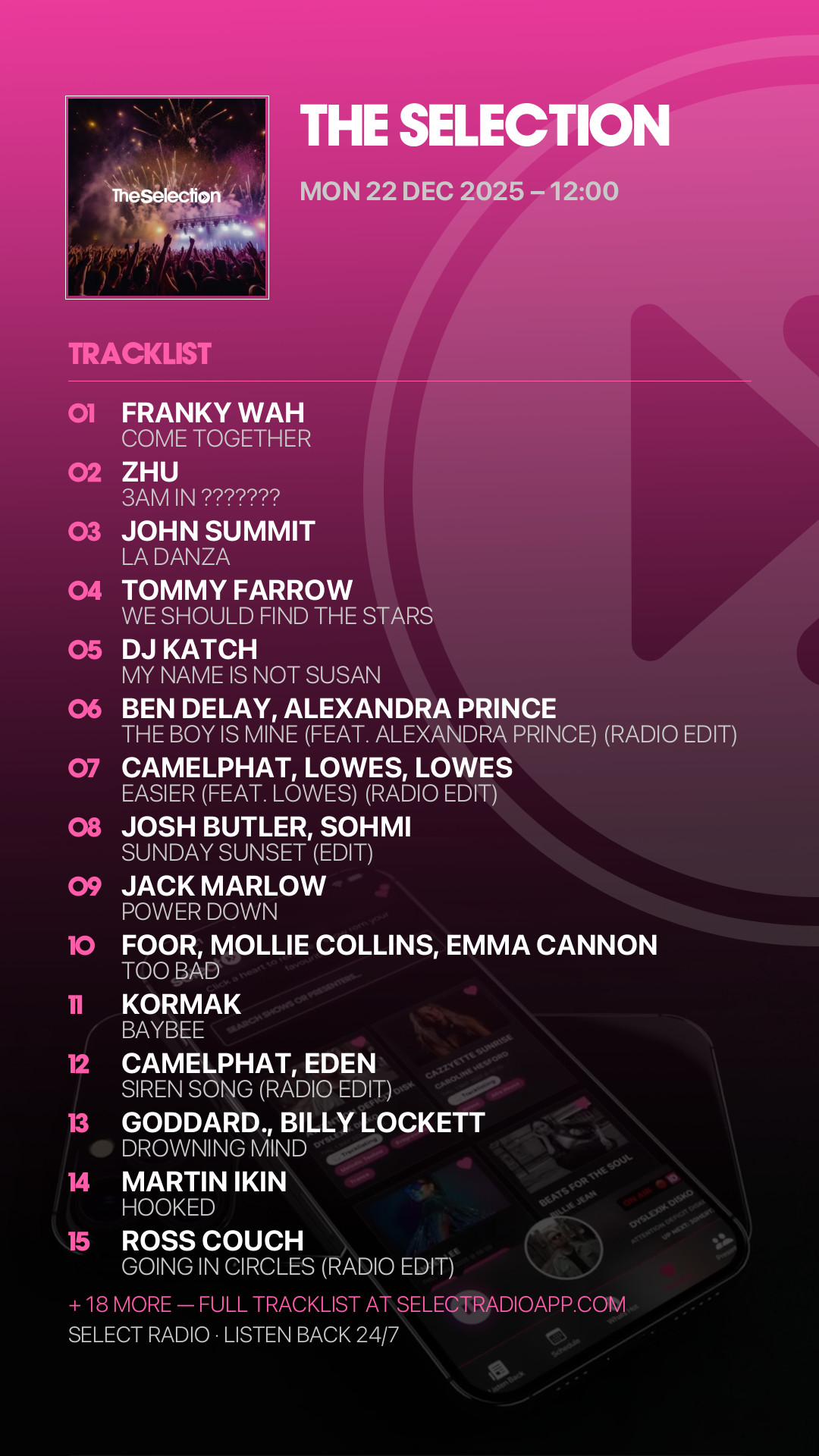 Tracklist Story Preview