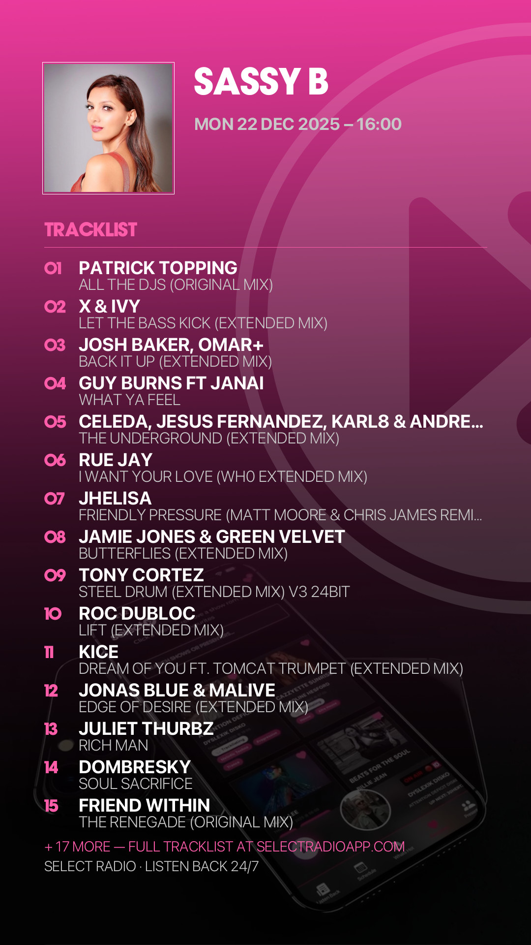 Tracklist Story Preview