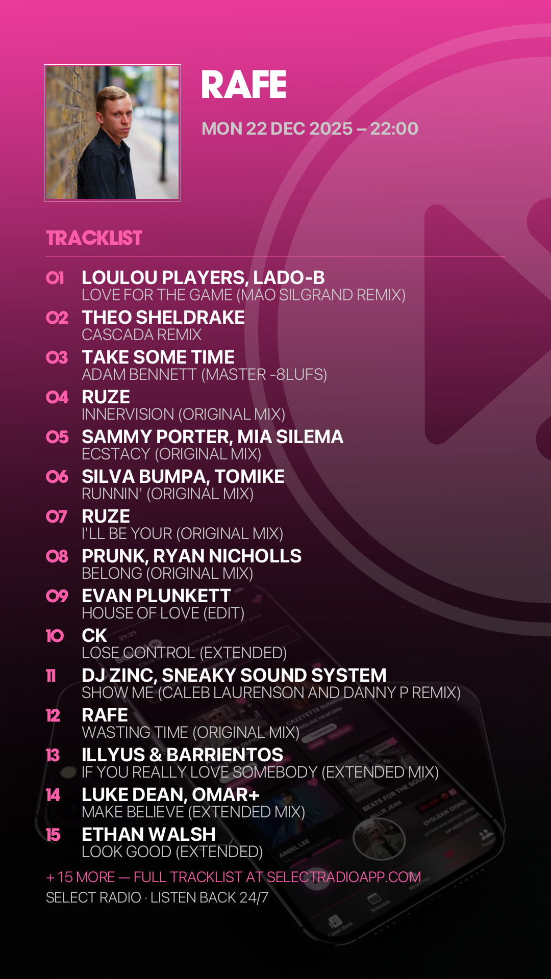 Tracklist Story Preview