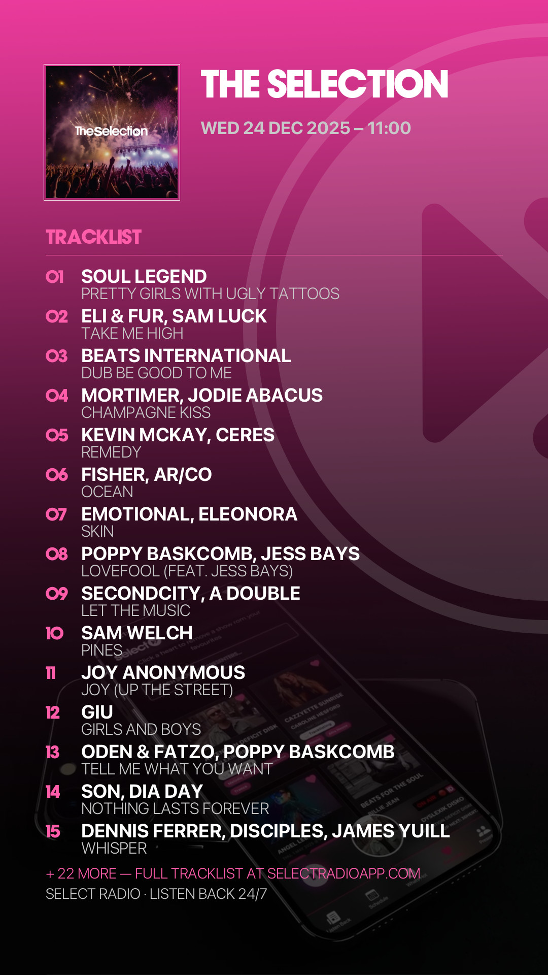 Tracklist Story Preview